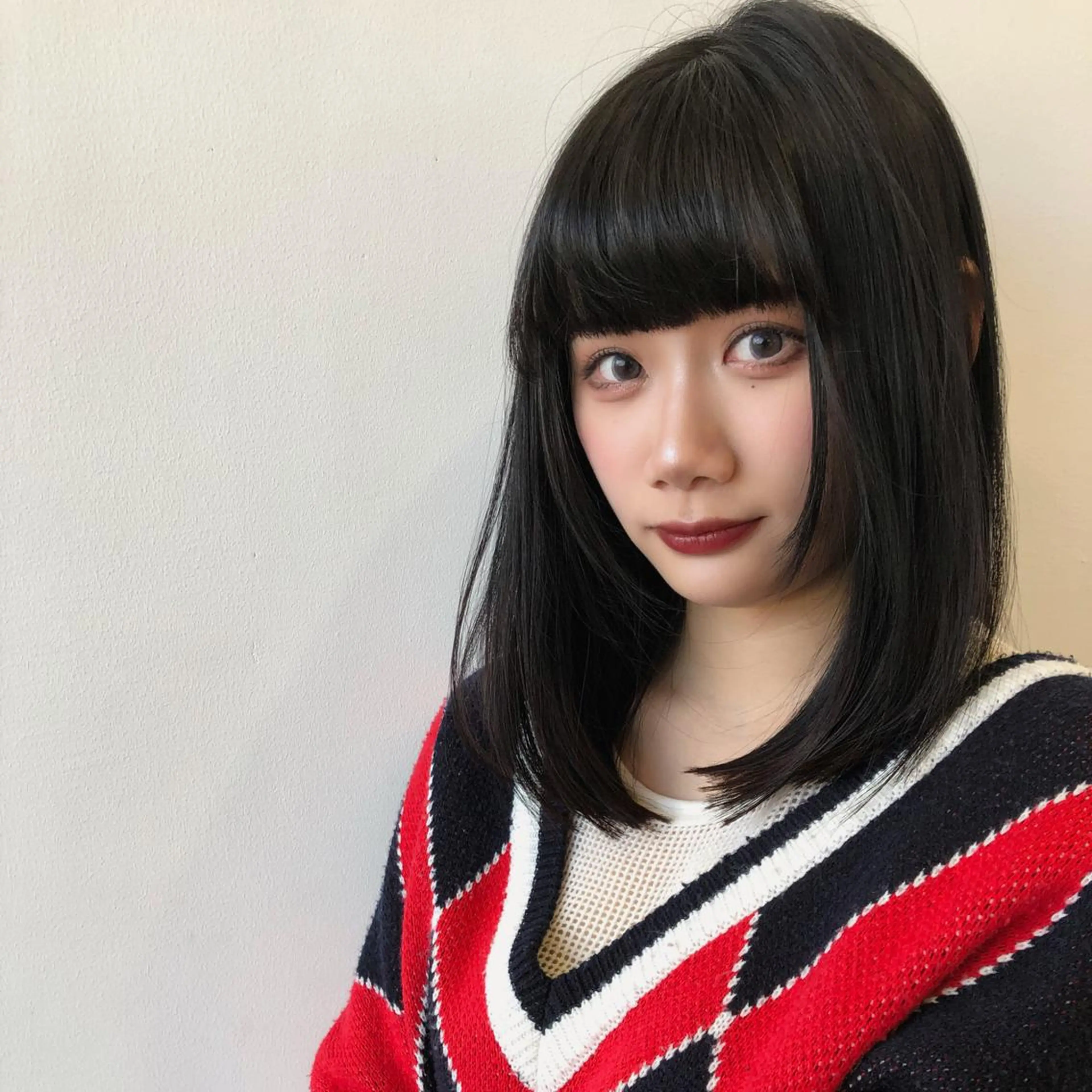 ミディアム 髪質改善 岐阜1番韓国ヘア/ 星羅/23°のヘアスタイル