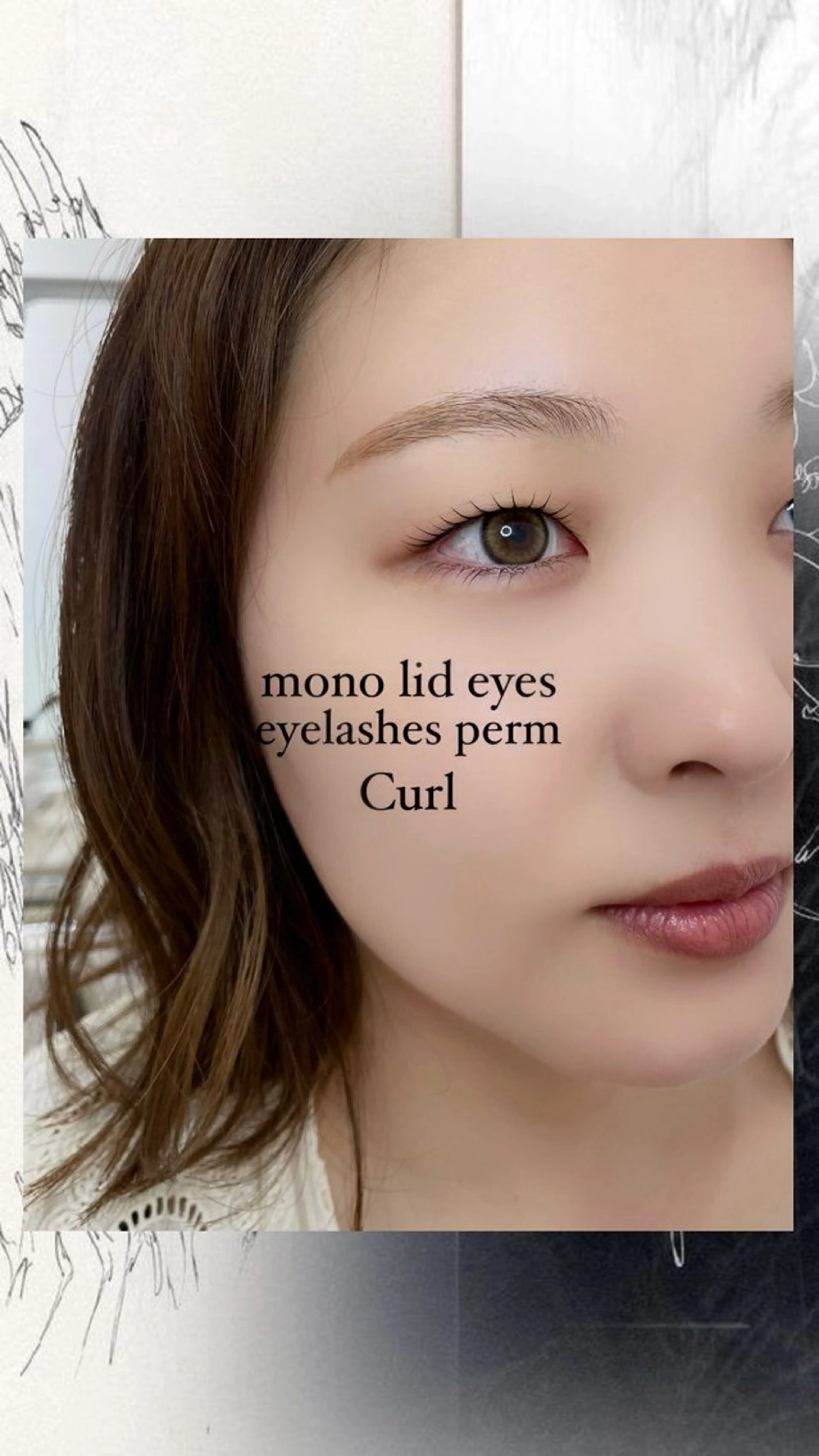 マツエク・マツパ マツパ yuki⟡.· freelanceのマツエク・マツパデザイン