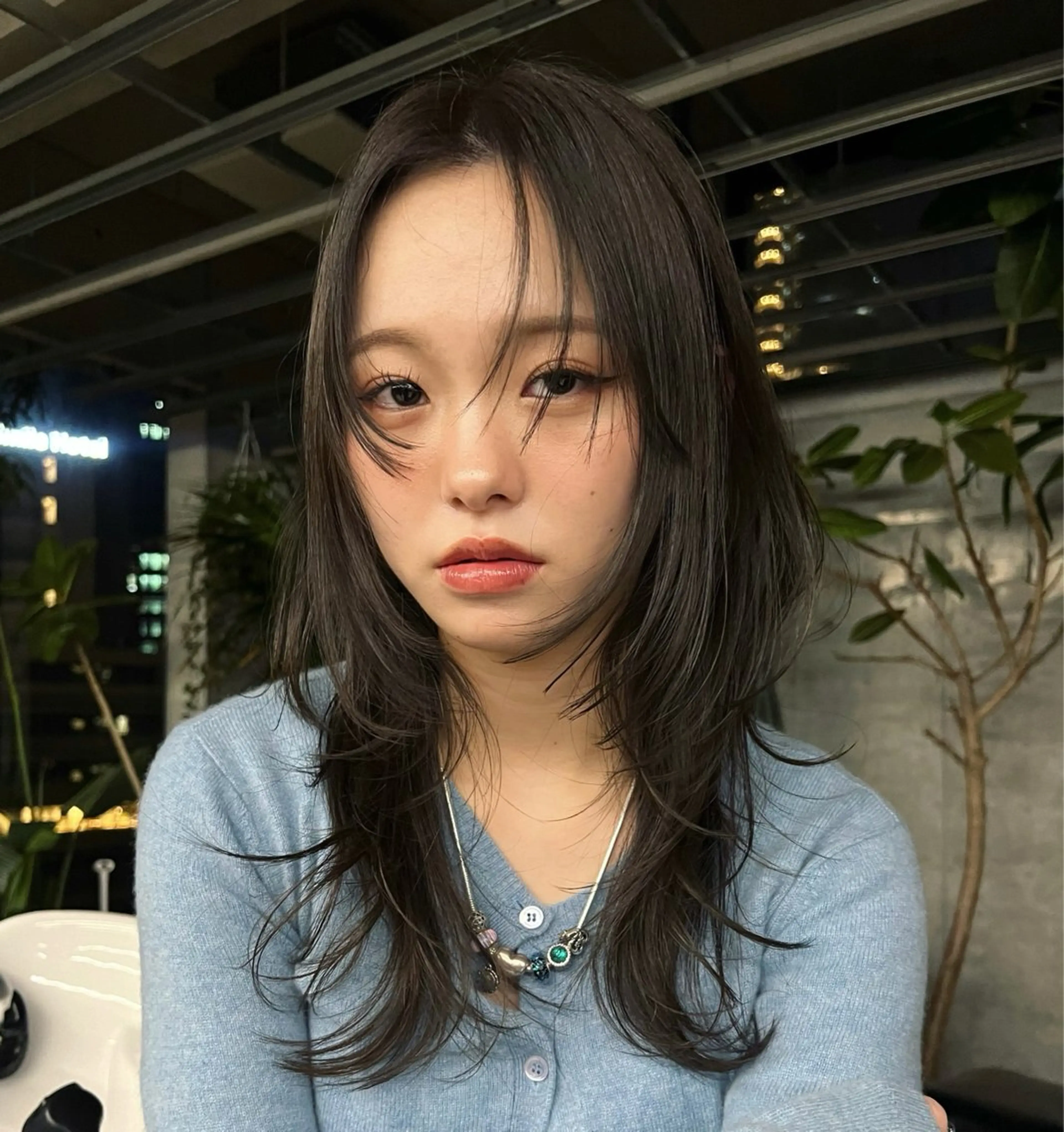 ロング カラー カット ヘアカラー ハッシュカット カシマハヤトのヘアスタイル