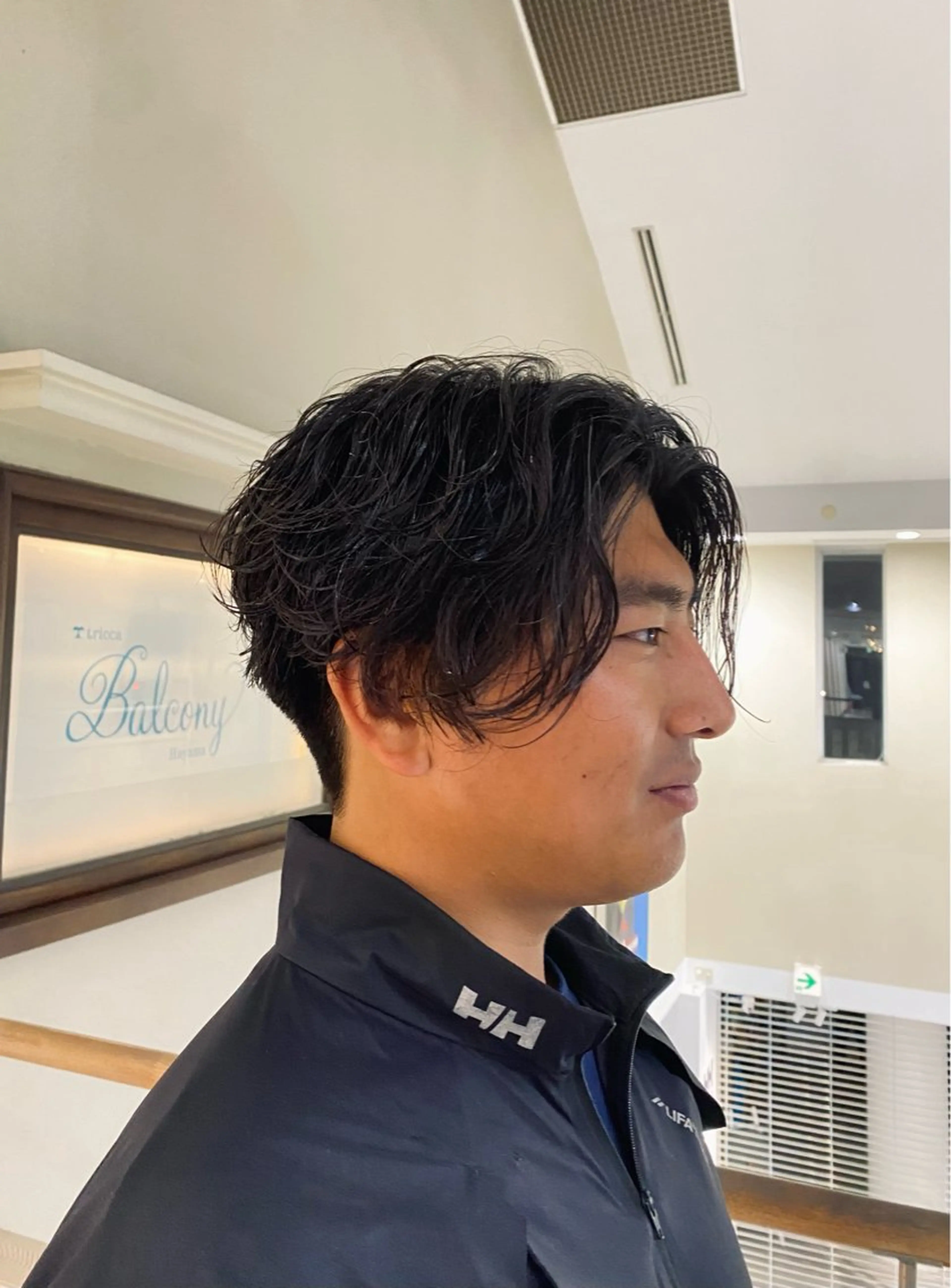 パーマ メンズ メンズパーマ スパイラルパーマ 安齋 侑真のヘアスタイル