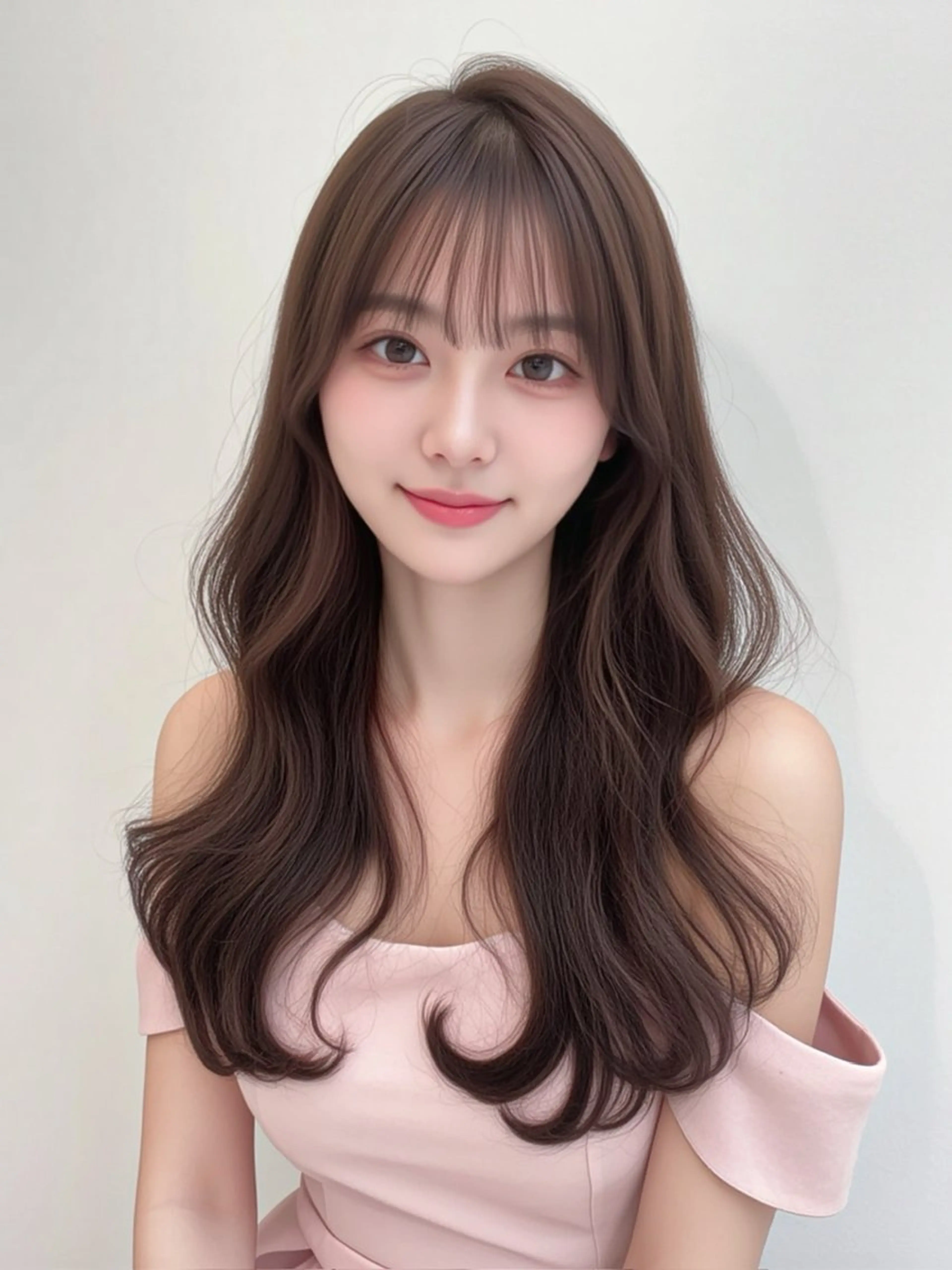 ロング カラー ベージュカラー 巻ける縮毛矯正 Sachi🐰のヘアスタイル