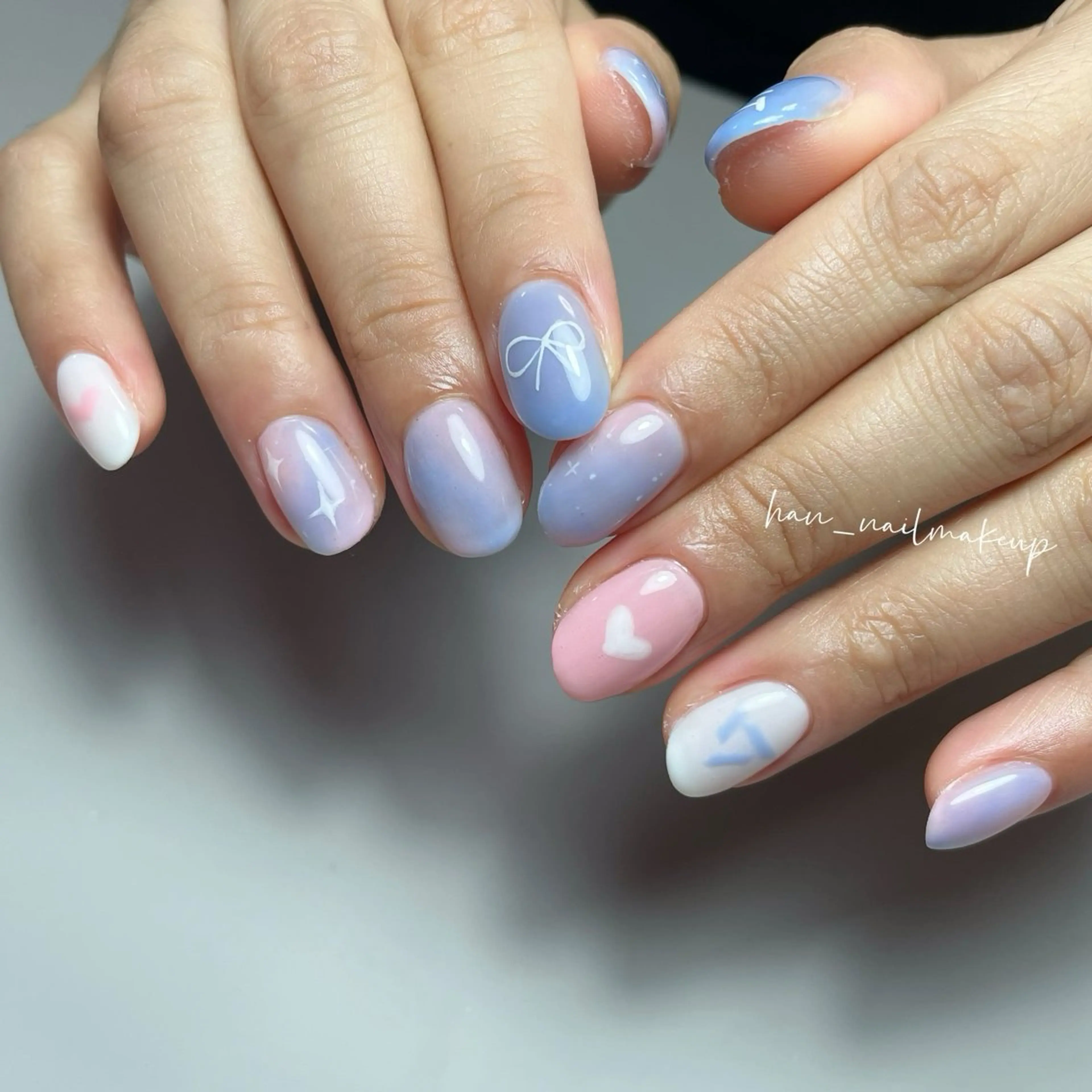ネイル 韓国ネイル 持ち込み ハンドネイル Himari Nail Salonのネイルデザイン