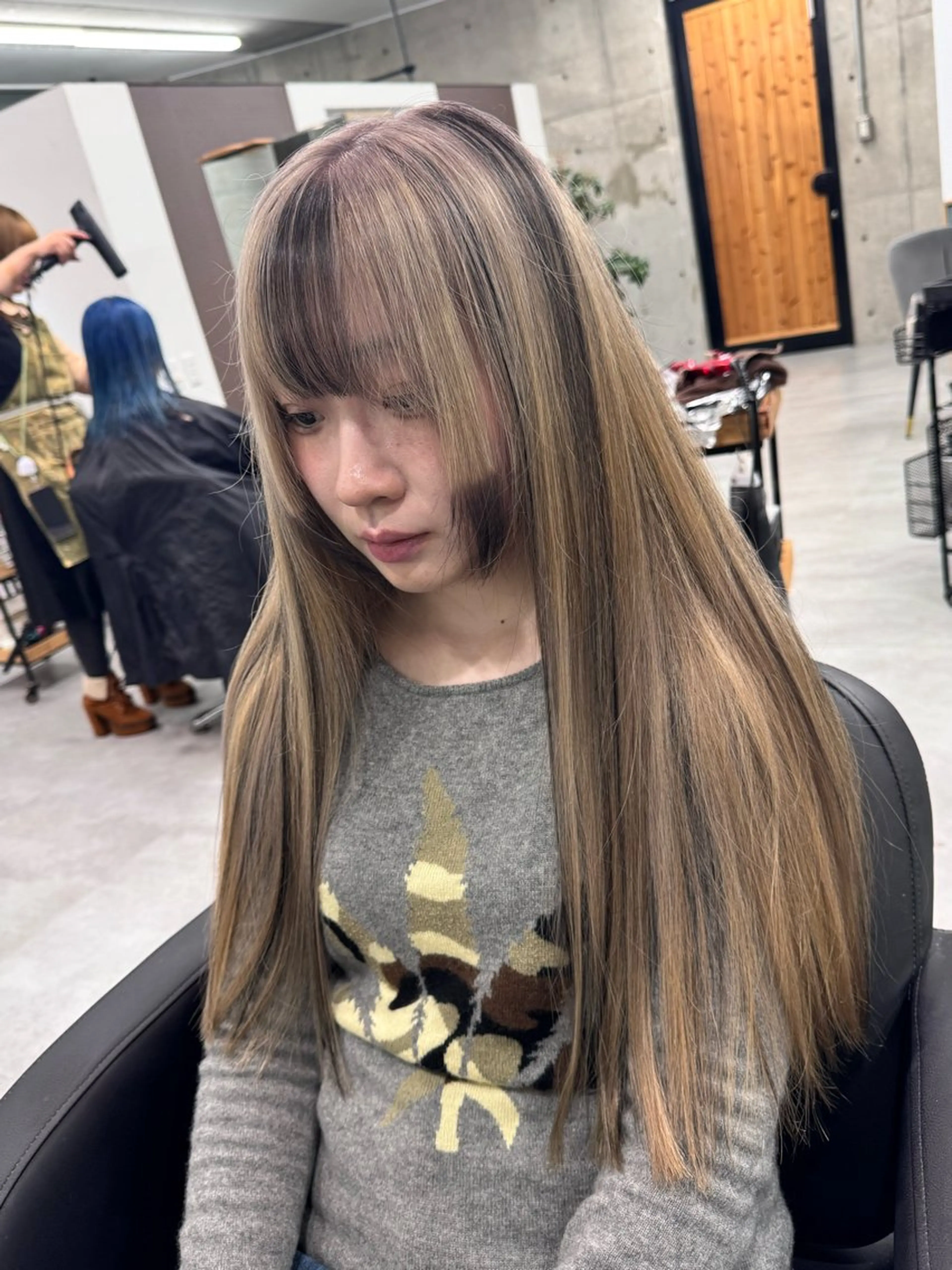 ロング カラー ヘアカラー トリートメント 艶髪✨ブリーチ職人 井手正康のヘアスタイル