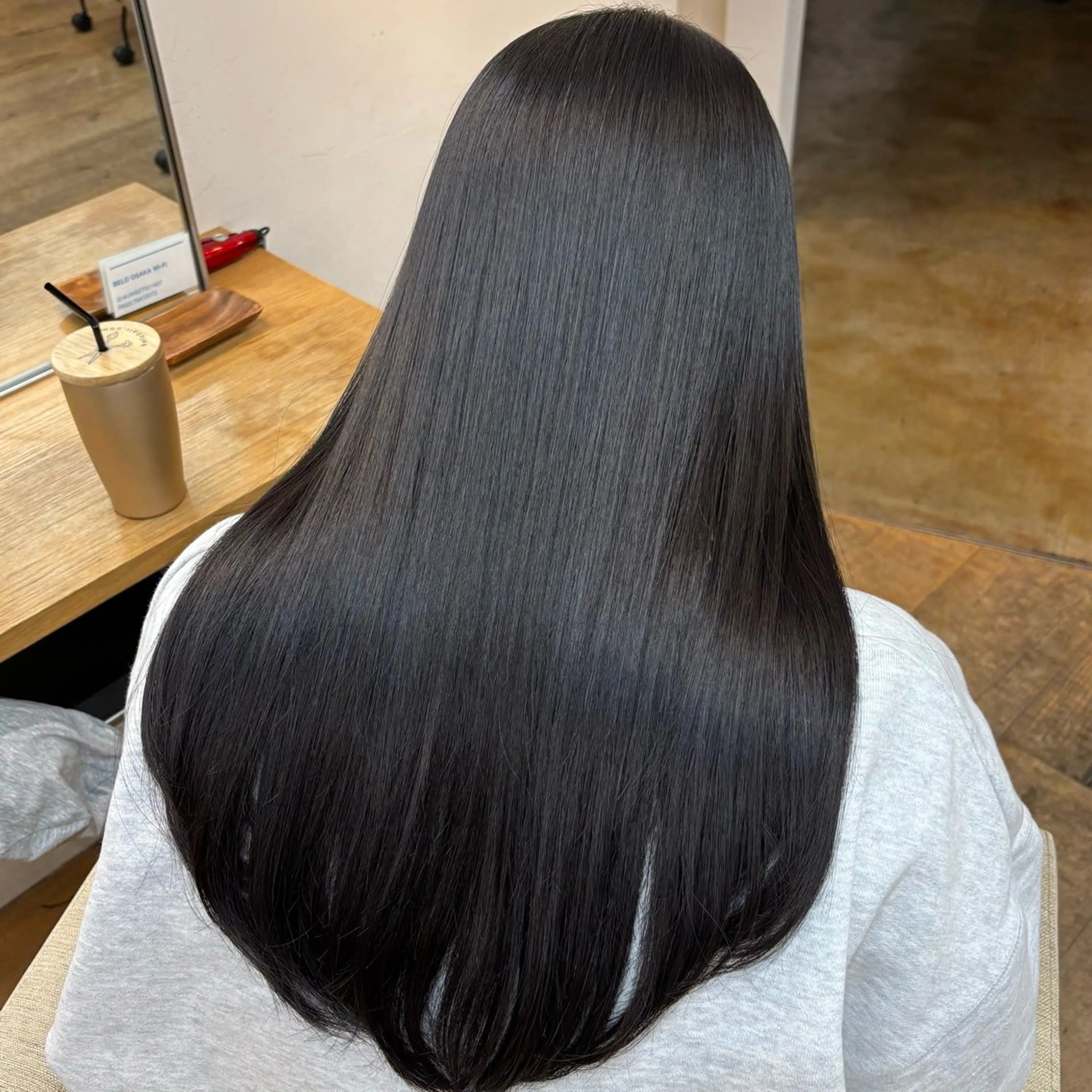 カット 縮毛矯正 BELO OSAKA マオのヘアスタイル