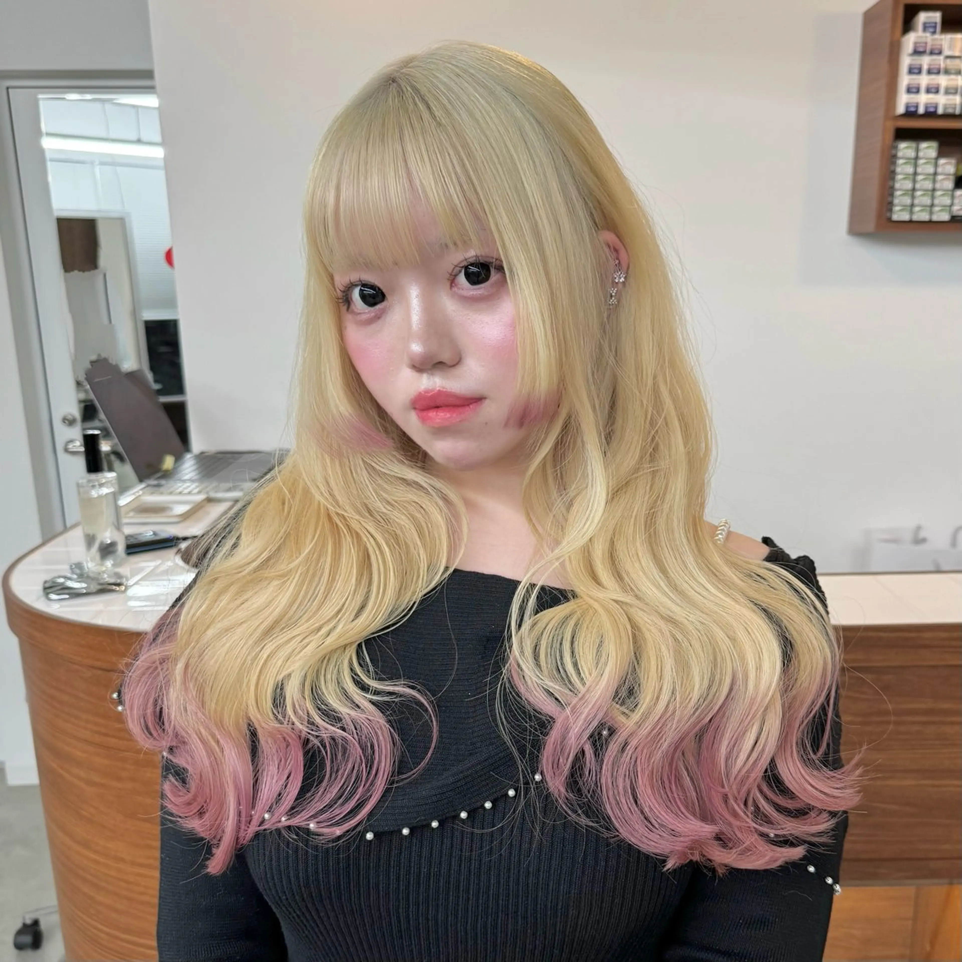 カラー エクステモデル募集 💗大阪梅田/川上のヘアスタイル