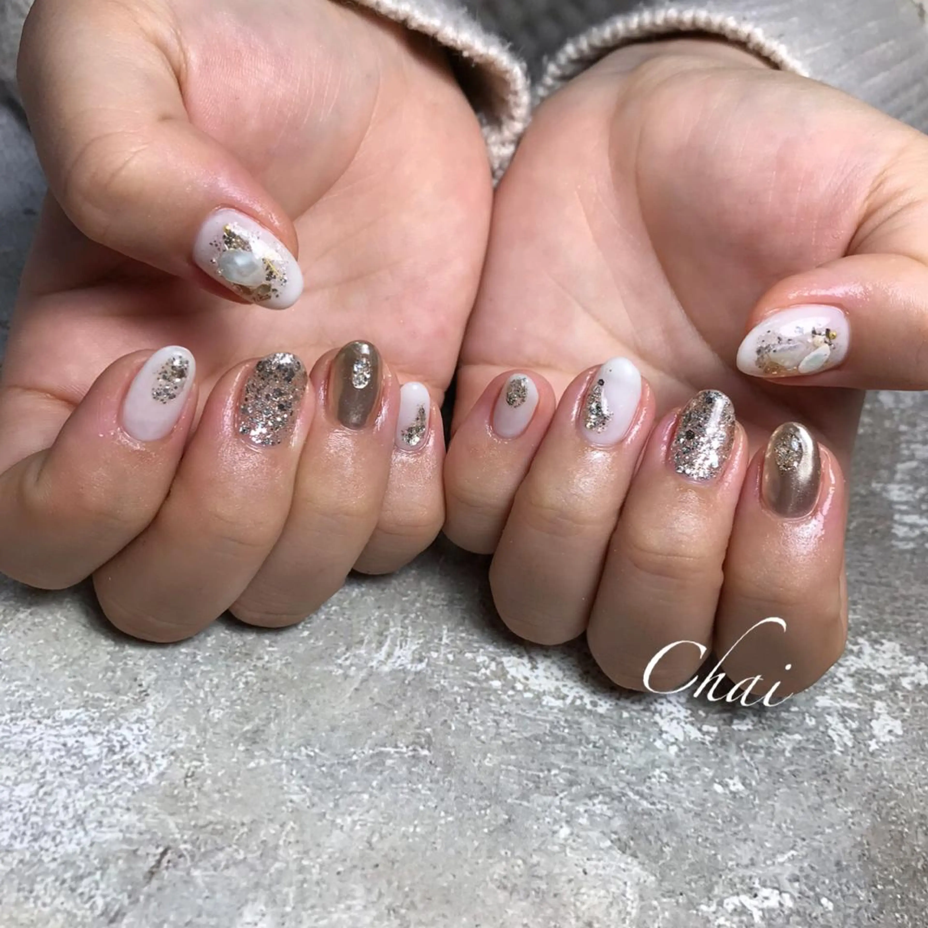 ネイル ハンドネイル 💅chainail _aiのネイルデザイン