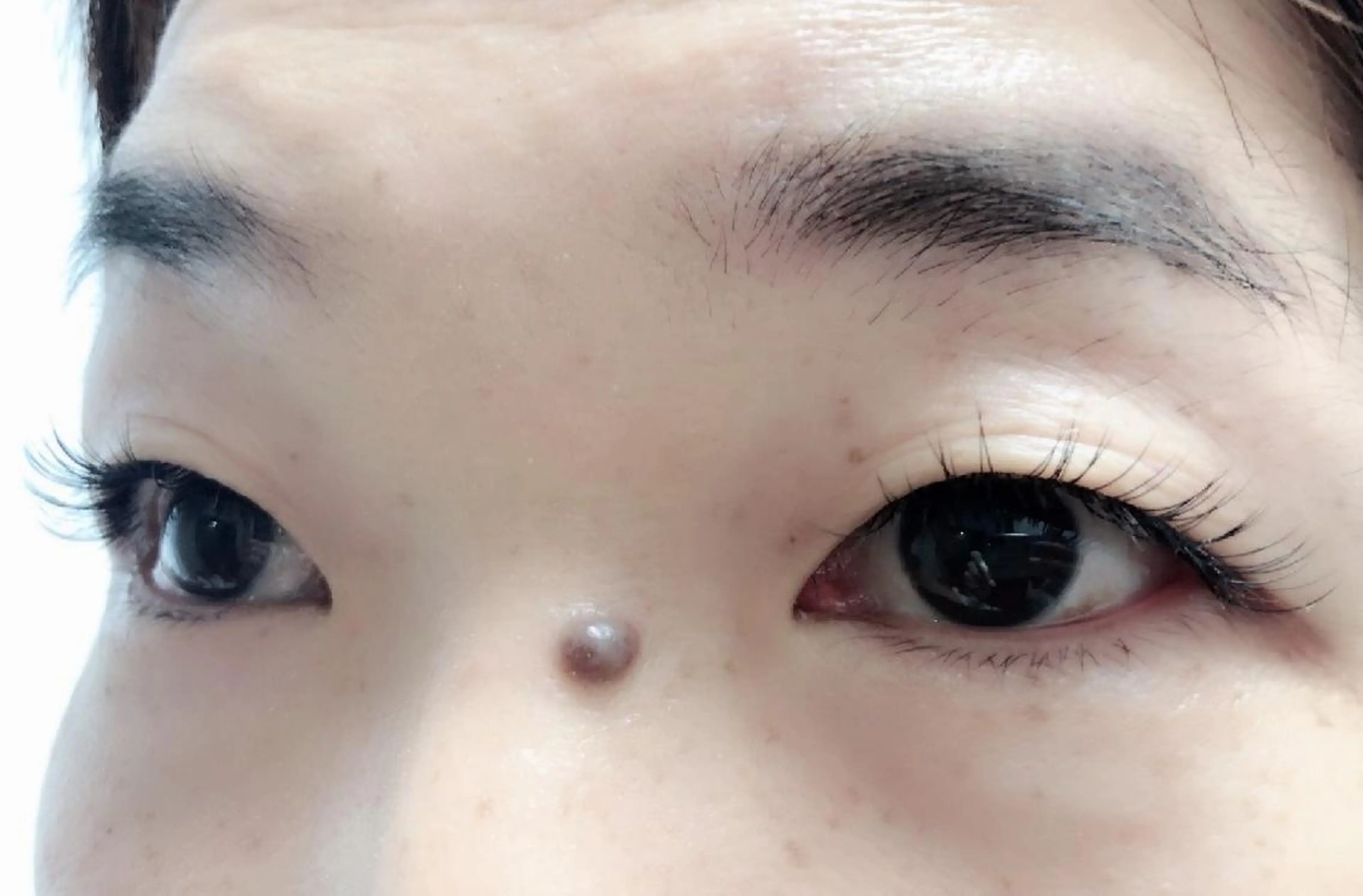 マツエク・マツパ 付け放題 フラットラッシュ ナチュラル 下まつげエクステ 一重×まつ毛パーマ 吉岡 ゆうなのマツエク・マツパデザイン