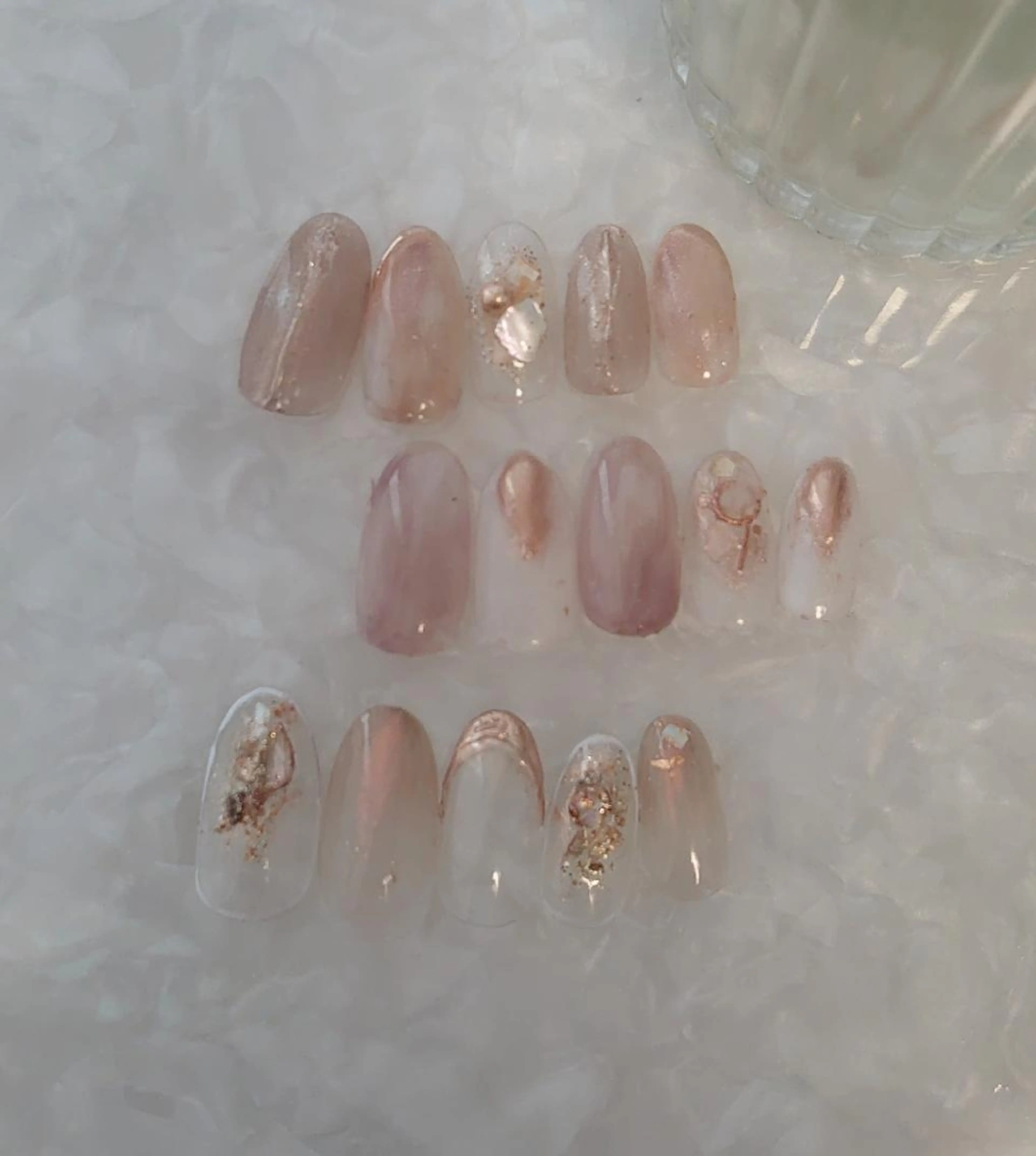 ■人気No.3 お洒落*ツヤ感*ミラーnailの写真