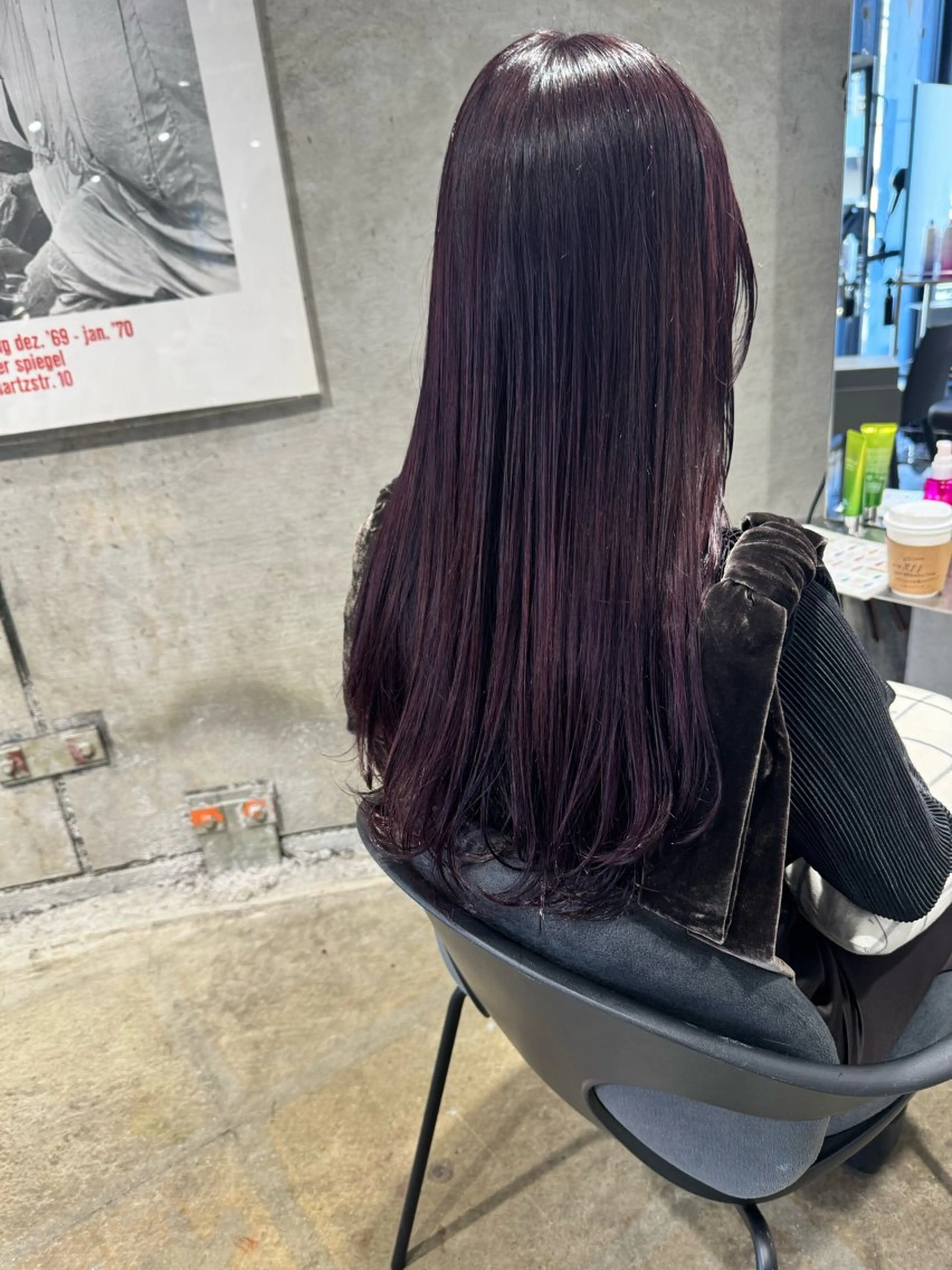 カラー ラベンダーカラー カット ヘアカラー トリートメント 大迫 江梨のヘアスタイル