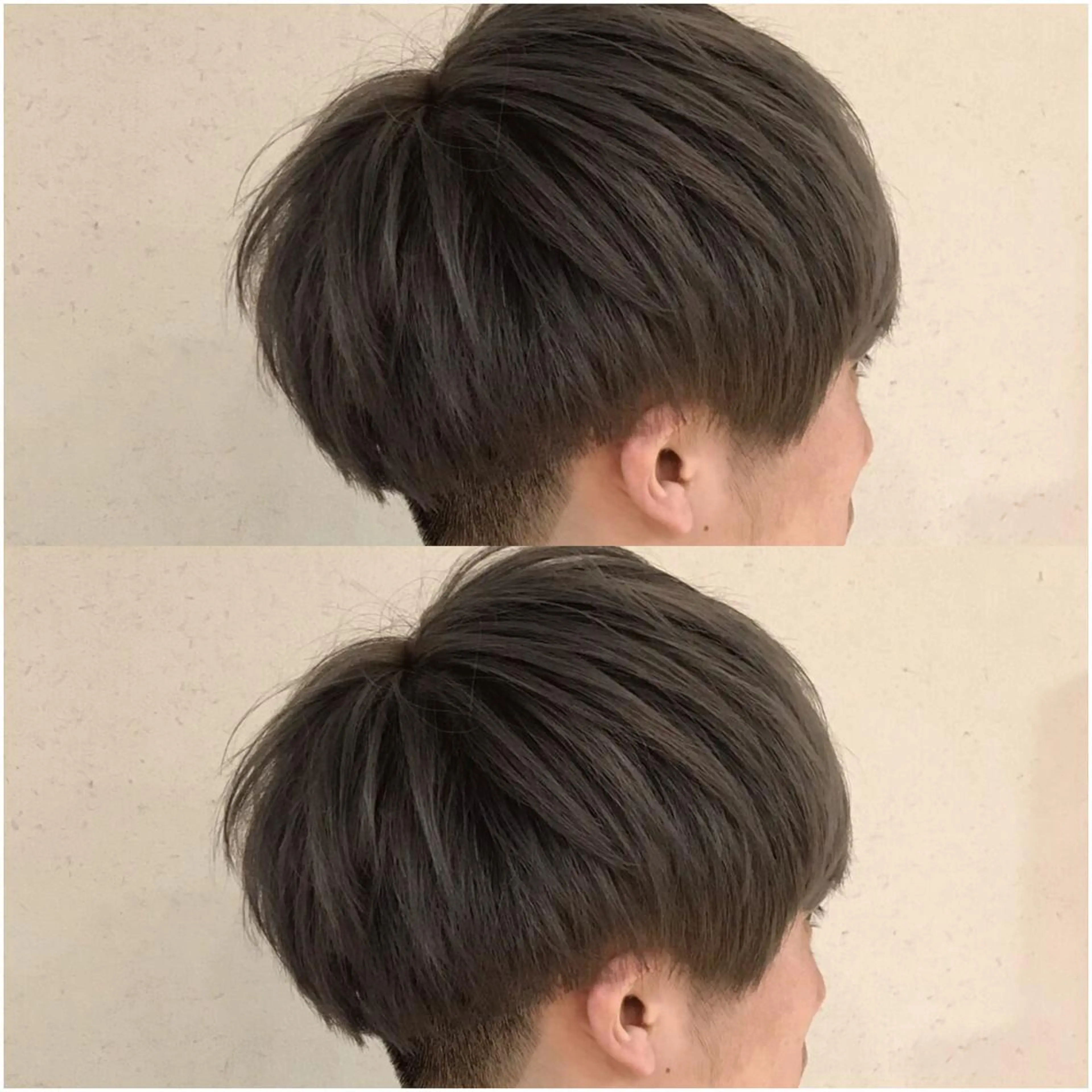 ショート カラー メンズ メンズブリーチ マッシュ 刈り上げ ブリーチ グレージュ circus by KENJE 町田店のヘアスタイル