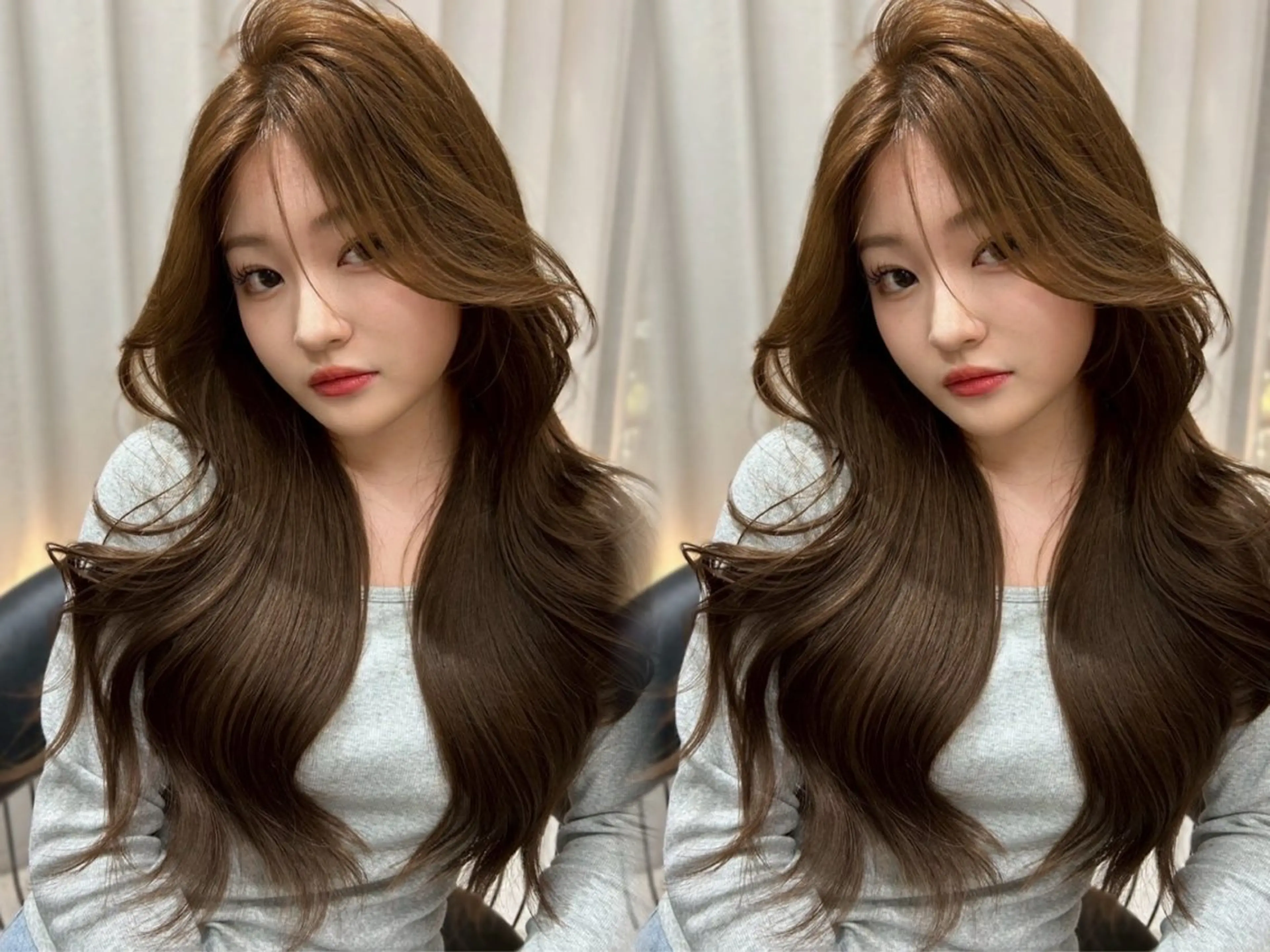 ロング ヘアカラー トリートメント 木串 楽人のヘアスタイル