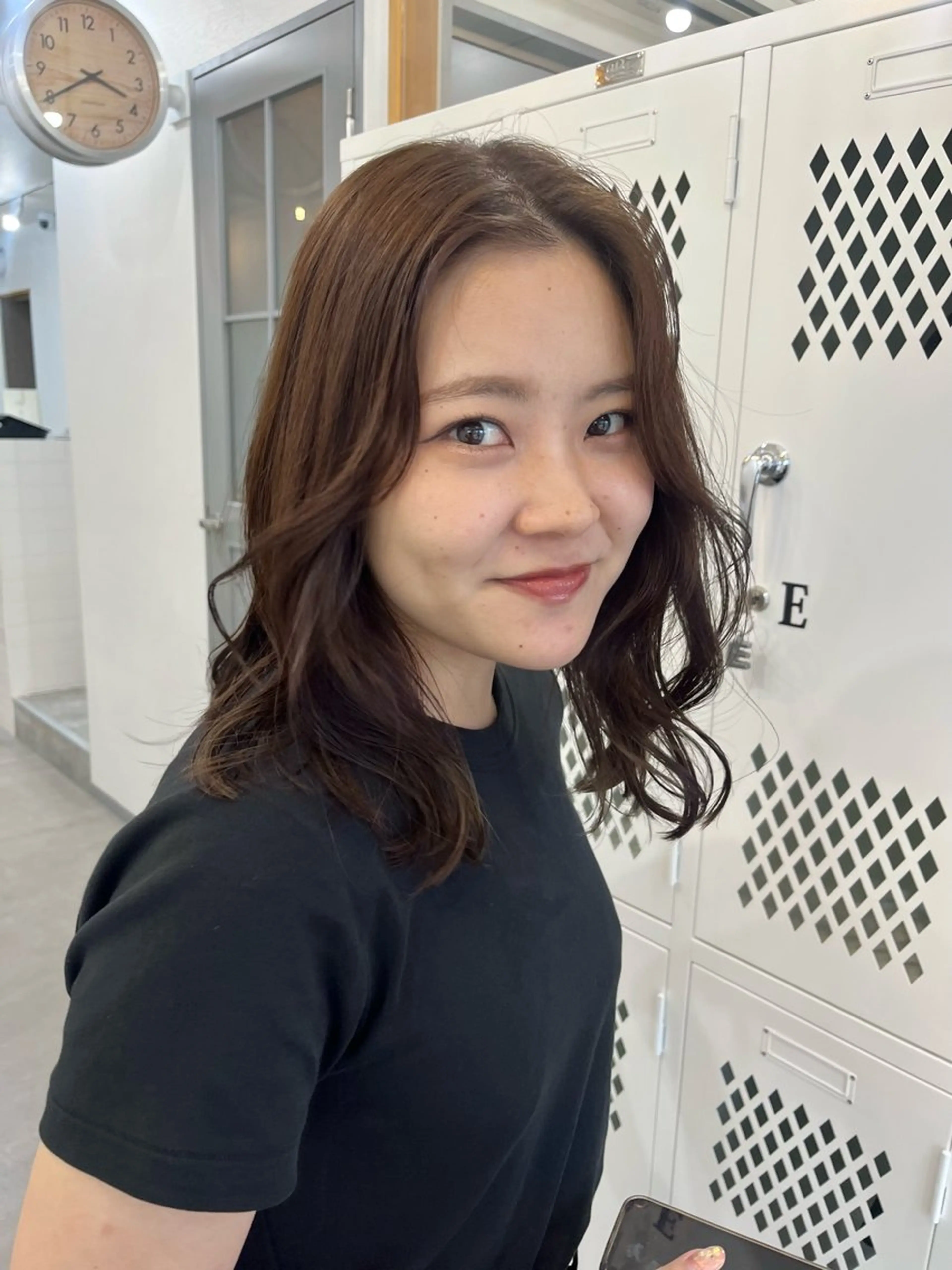 ミディアム カラー カット ヘアカラー トリートメント 🌼sunc HINAMI🌼のヘアスタイル