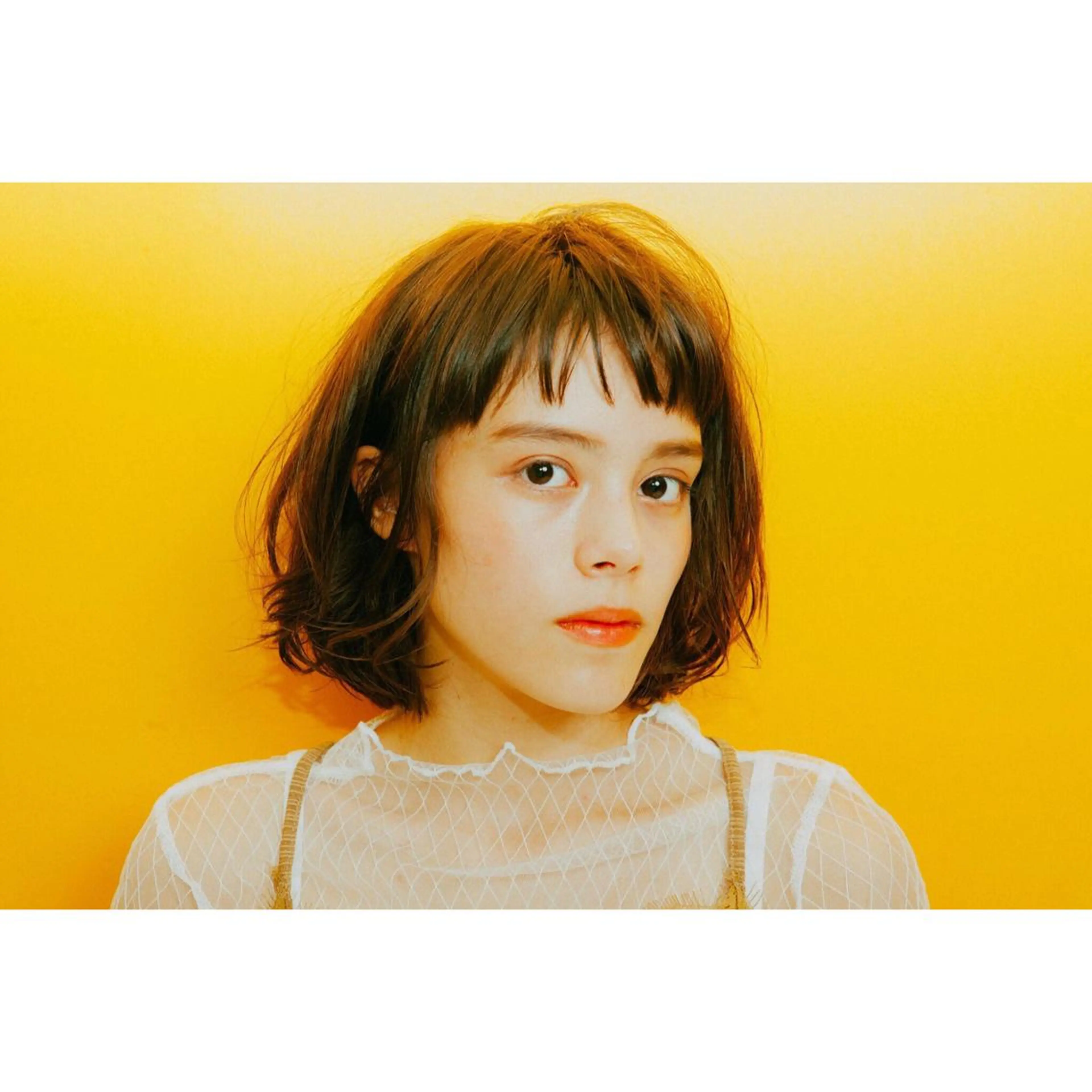 ミディアム カラー カット ヘアカラー (スタイリスト)牧 好美のヘアスタイル