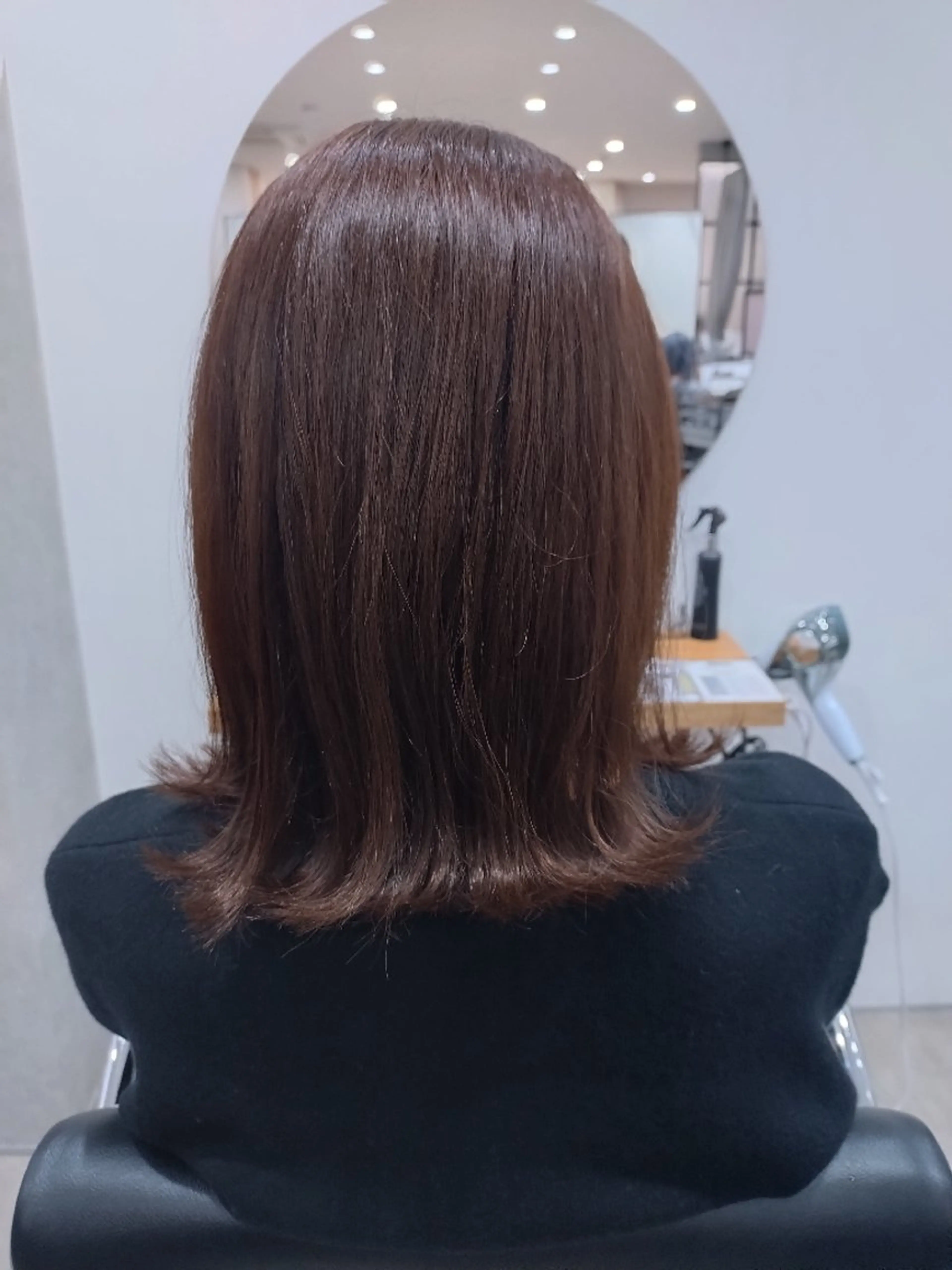 ミディアム カラー アッシュ ベージュカラー ブランシェ小幡駅前店 永薗　光司のヘアスタイル