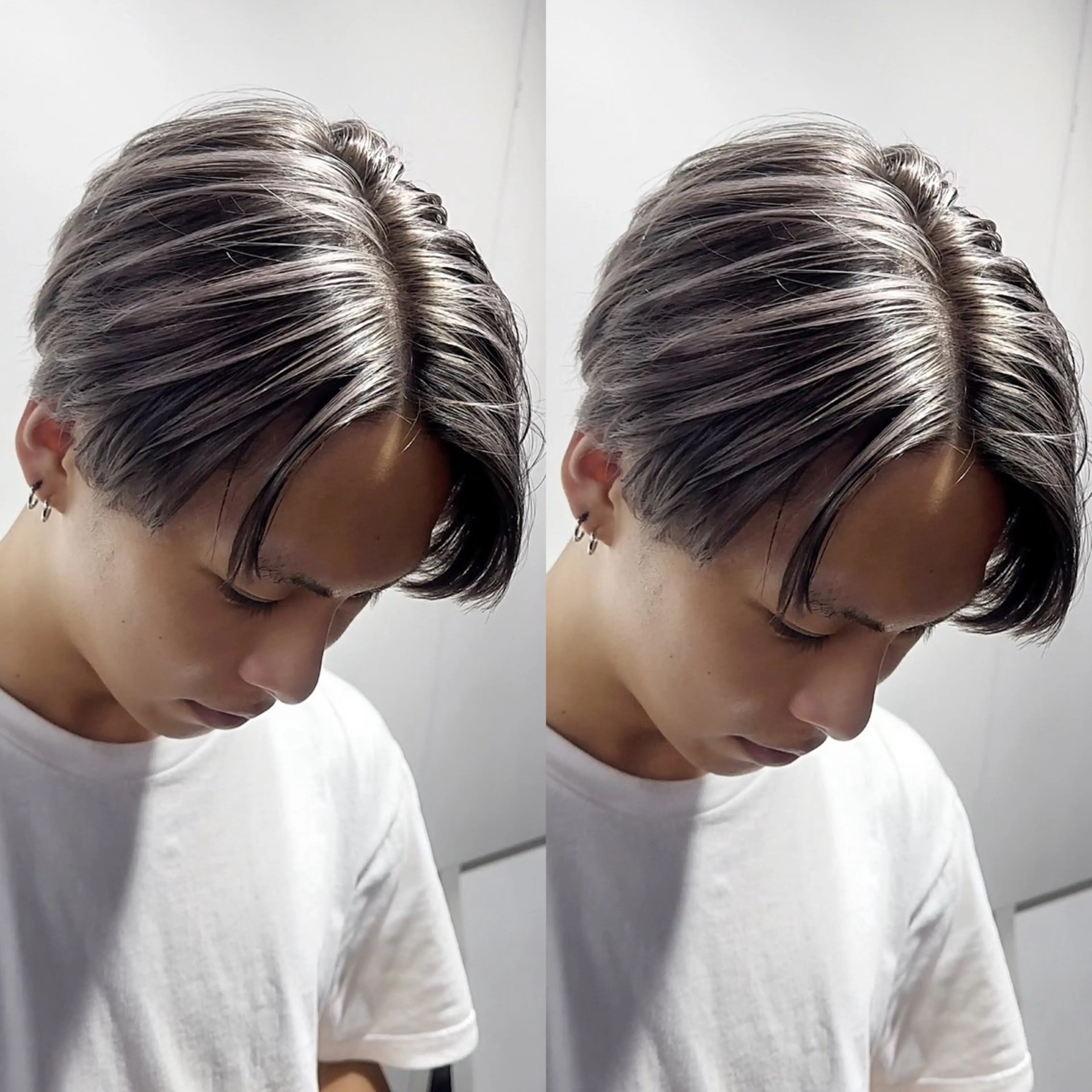 ショート レイヤーカット カット ヘアカラー 外間 暸のヘアスタイル