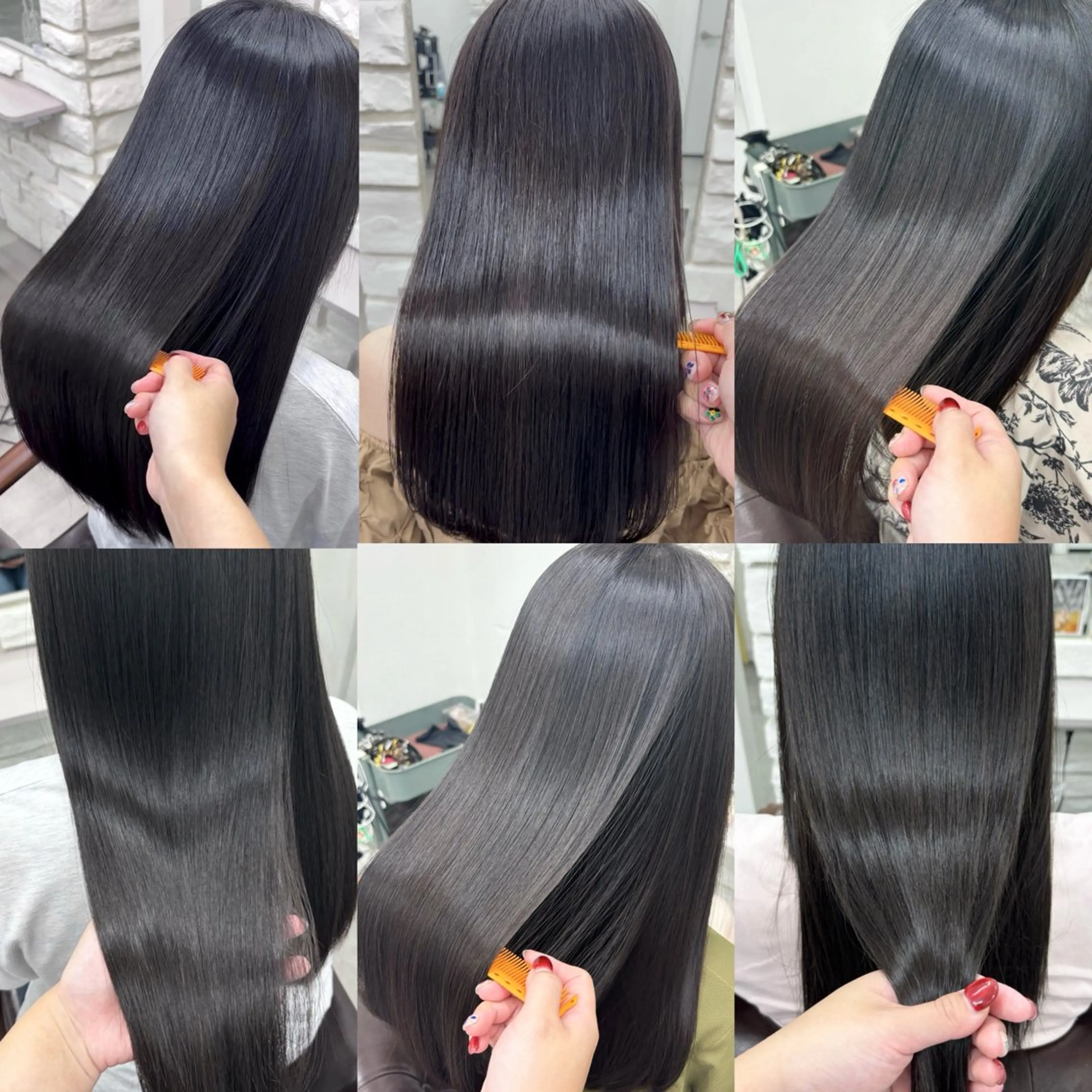 ロング 縮毛矯正 I see/天王寺/ 髪質改善/本田 唯のヘアスタイル