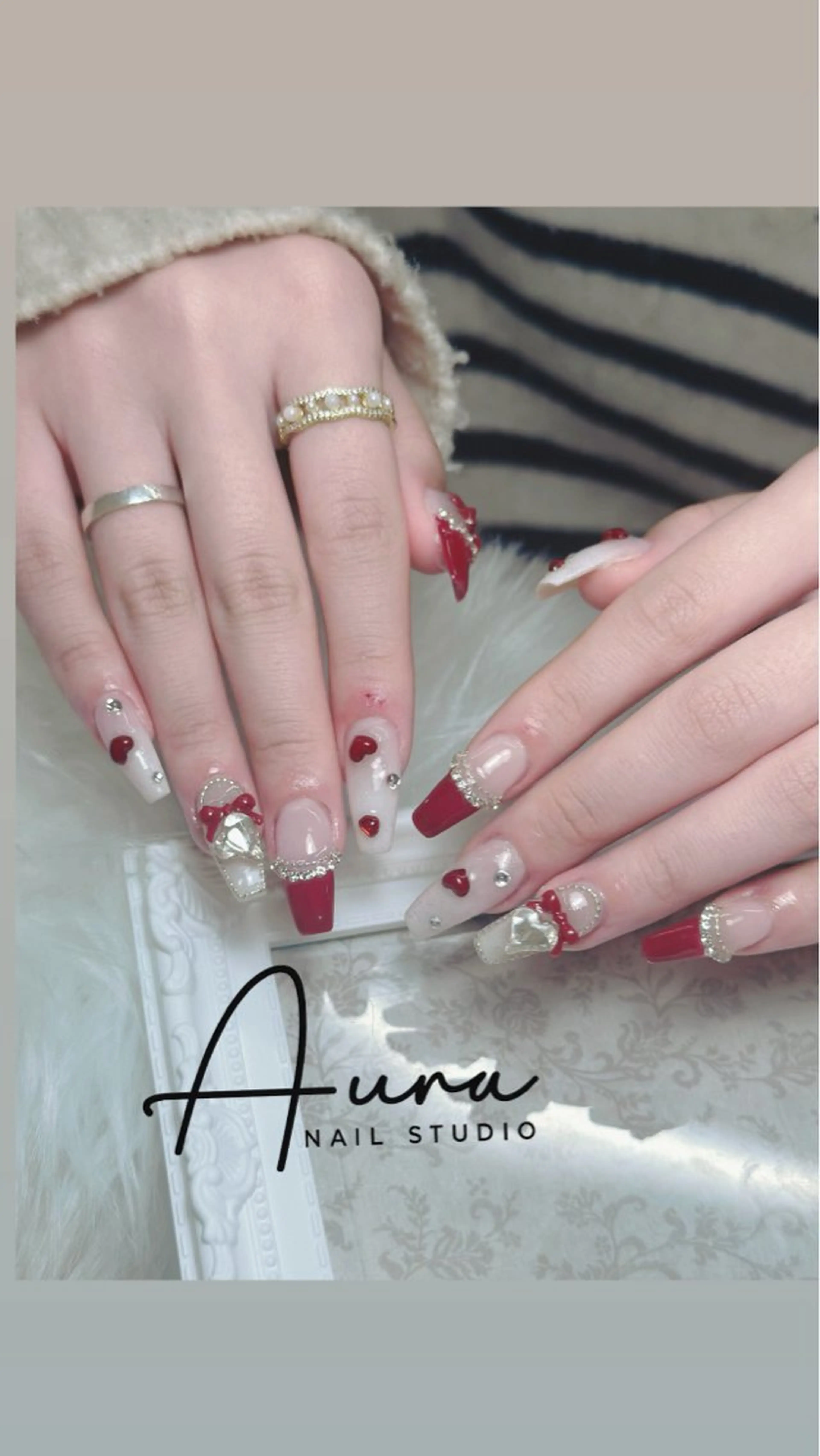 ネイル ハンドネイル Aura Nail Studioのネイルデザイン