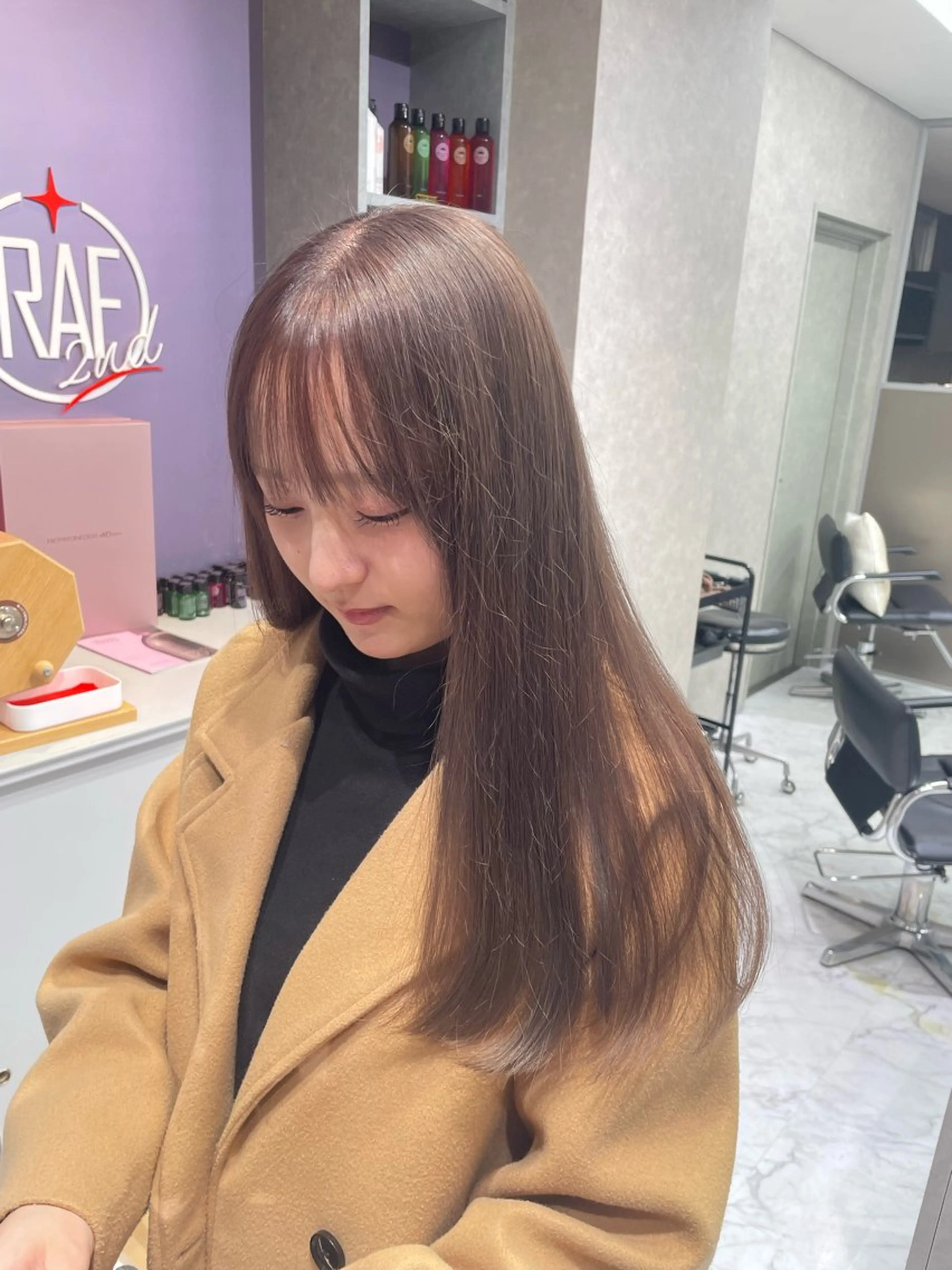 ロング カラー ヘアカラー トリートメント 福岡美髪矯正/ KAEDEのヘアスタイル