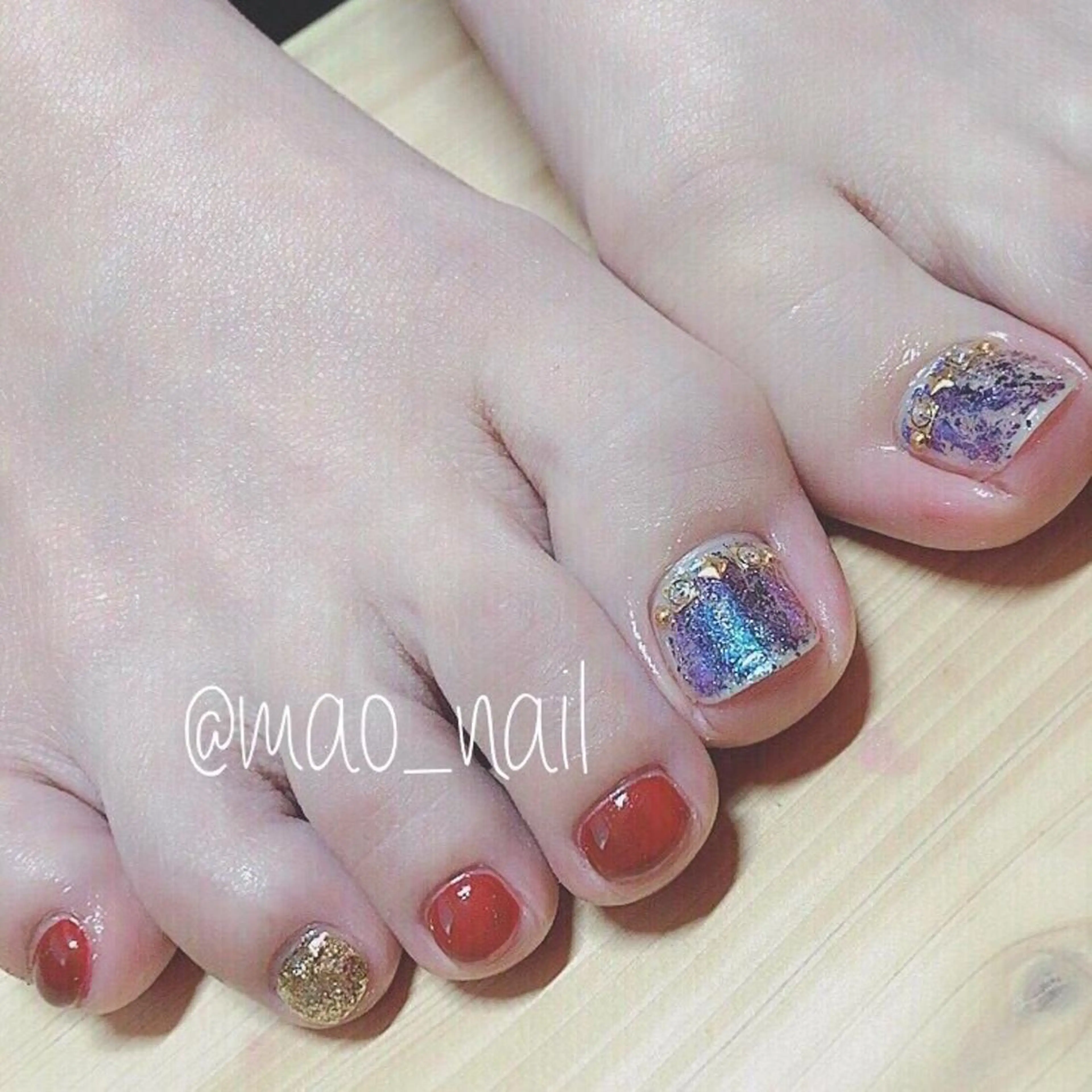 ネイル フットネイル mao nailのネイルデザイン