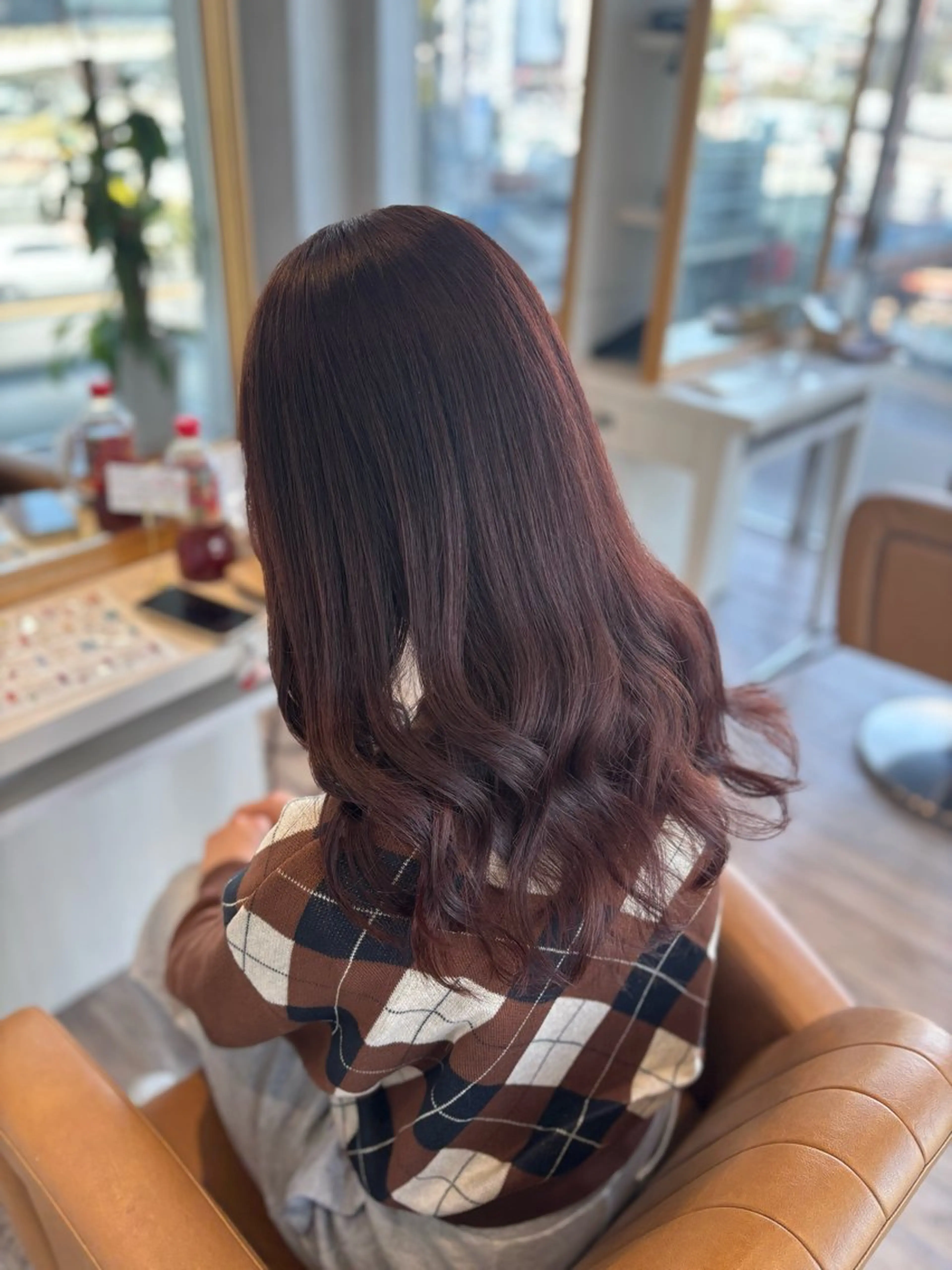 セミロング カラー カット ヘアカラー トリートメント yui🥀/ボブ /ブリーチなしカラーのヘアスタイル