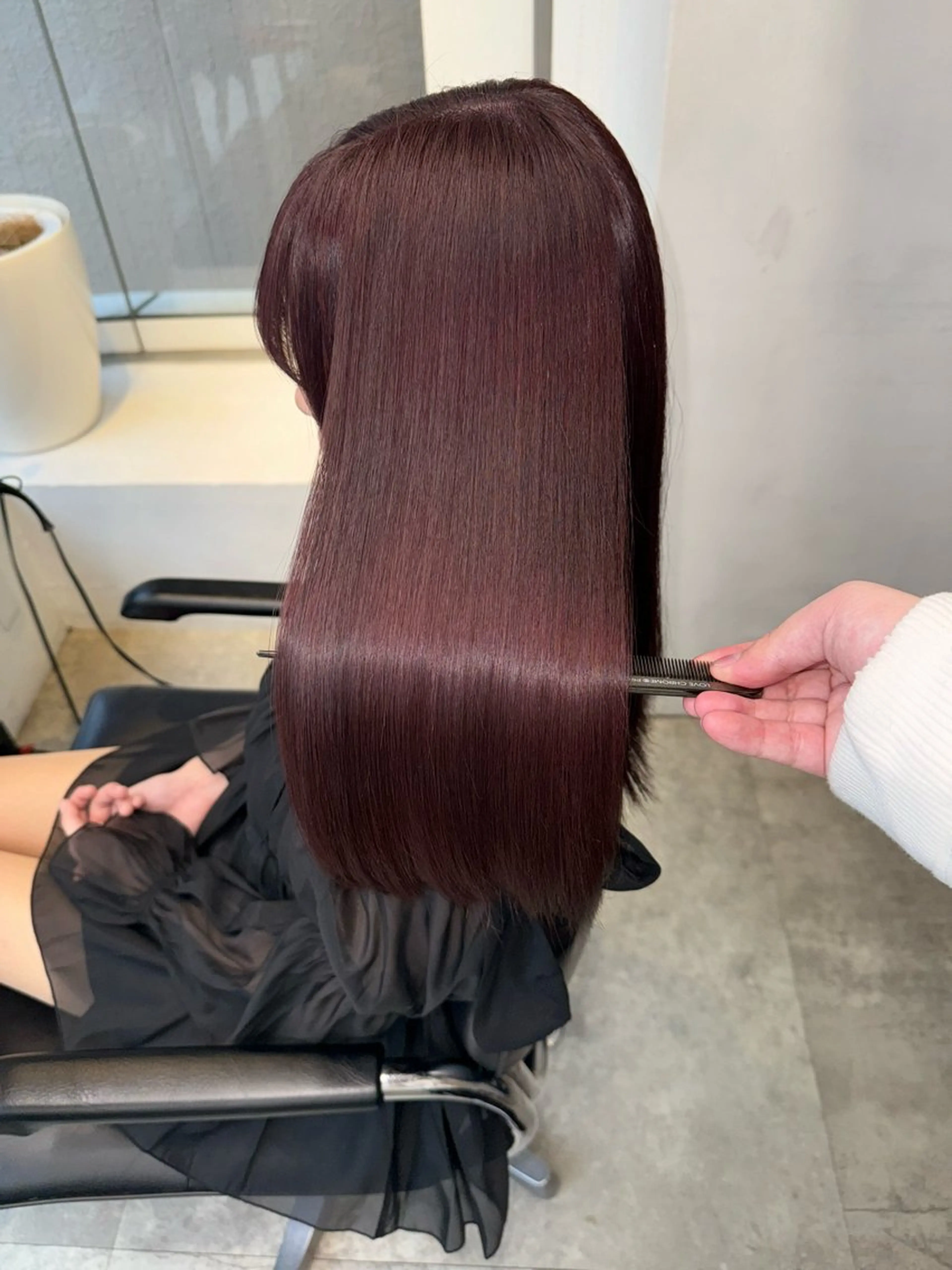 ロング ヘアカラー トリートメント ヘアセット 佐藤景流/髪質改善/ 艶髪/メンズのヘアスタイル