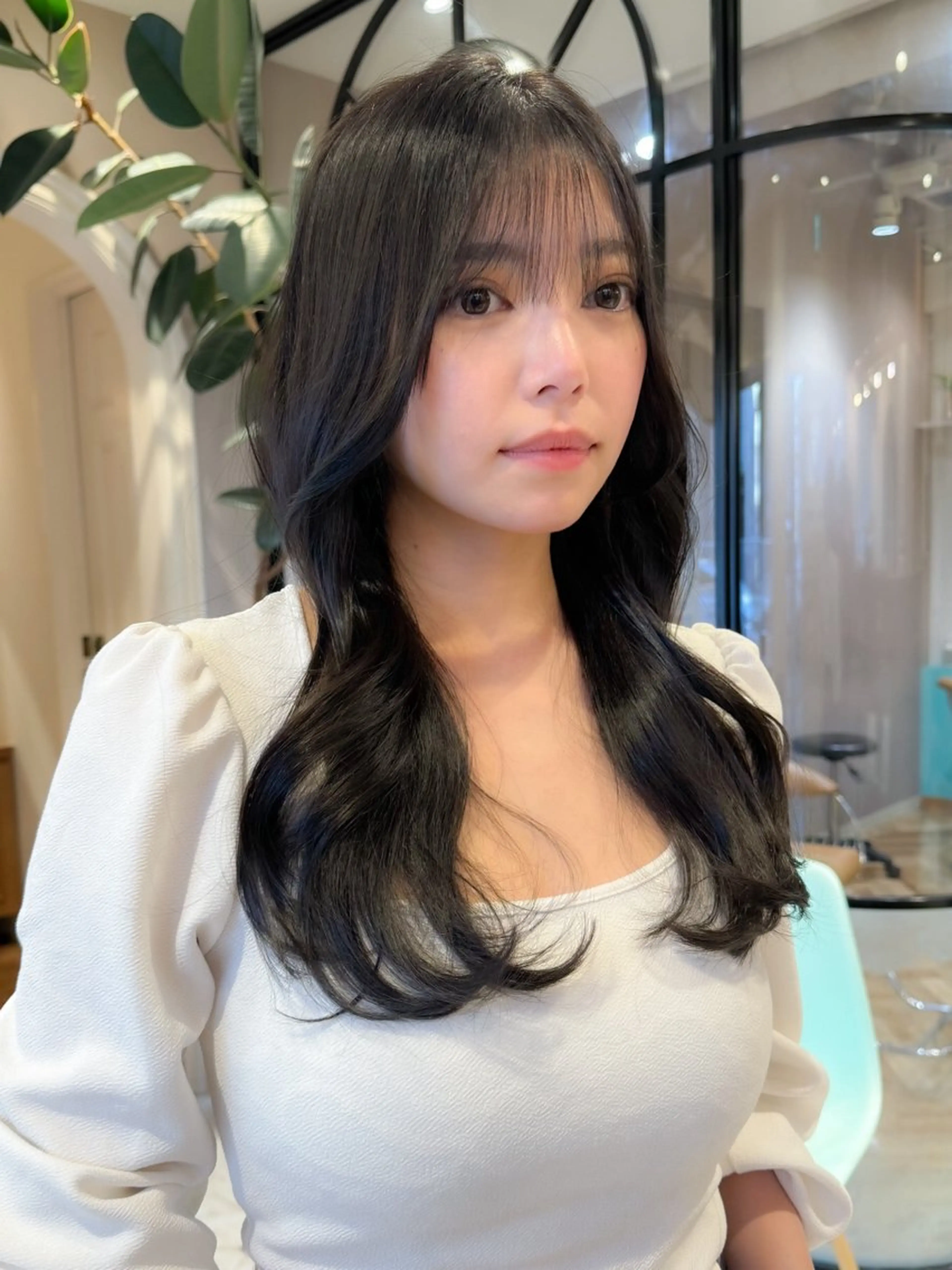 ロング カラー カット ヘアカラー トリートメント 🇰🇷韓国レイヤー 錦糸町【北山謙三】のヘアスタイル