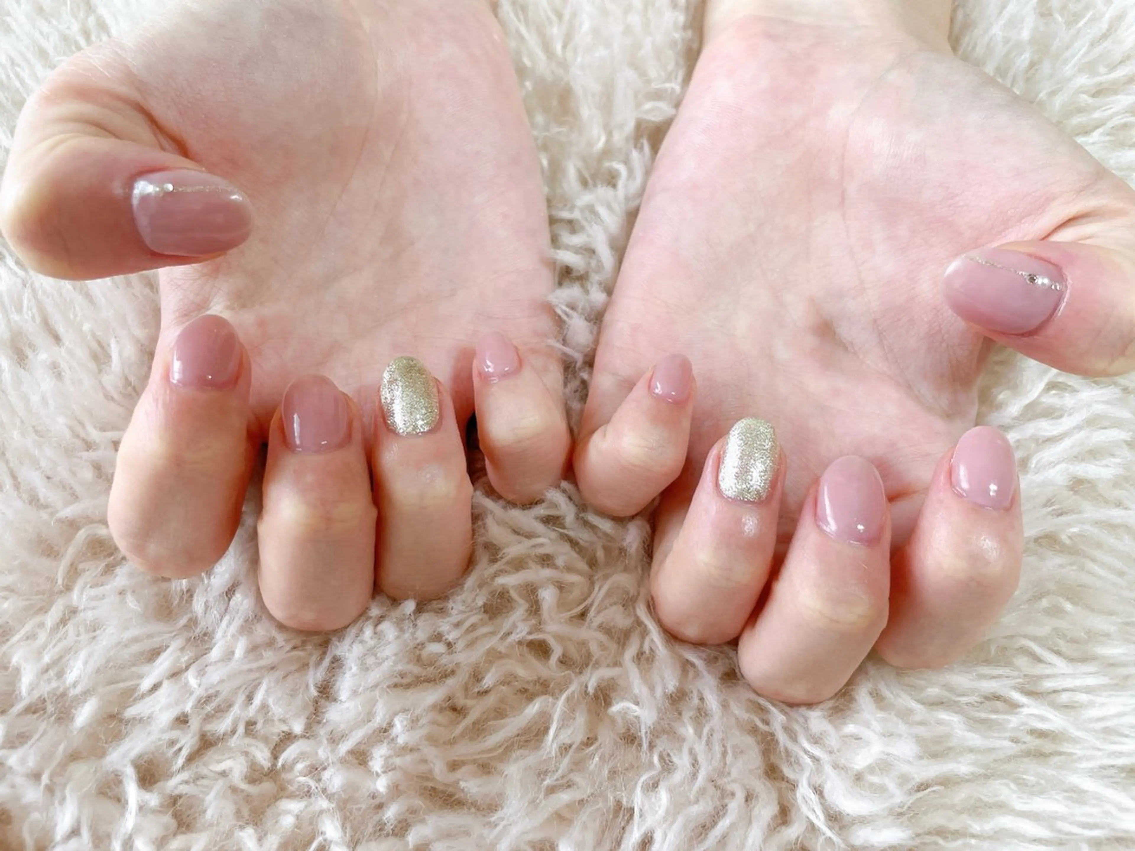 ネイル ジェルネイル 韓国ネイル パラジェル シンプルネイル kikinail 溝の口のネイルデザイン