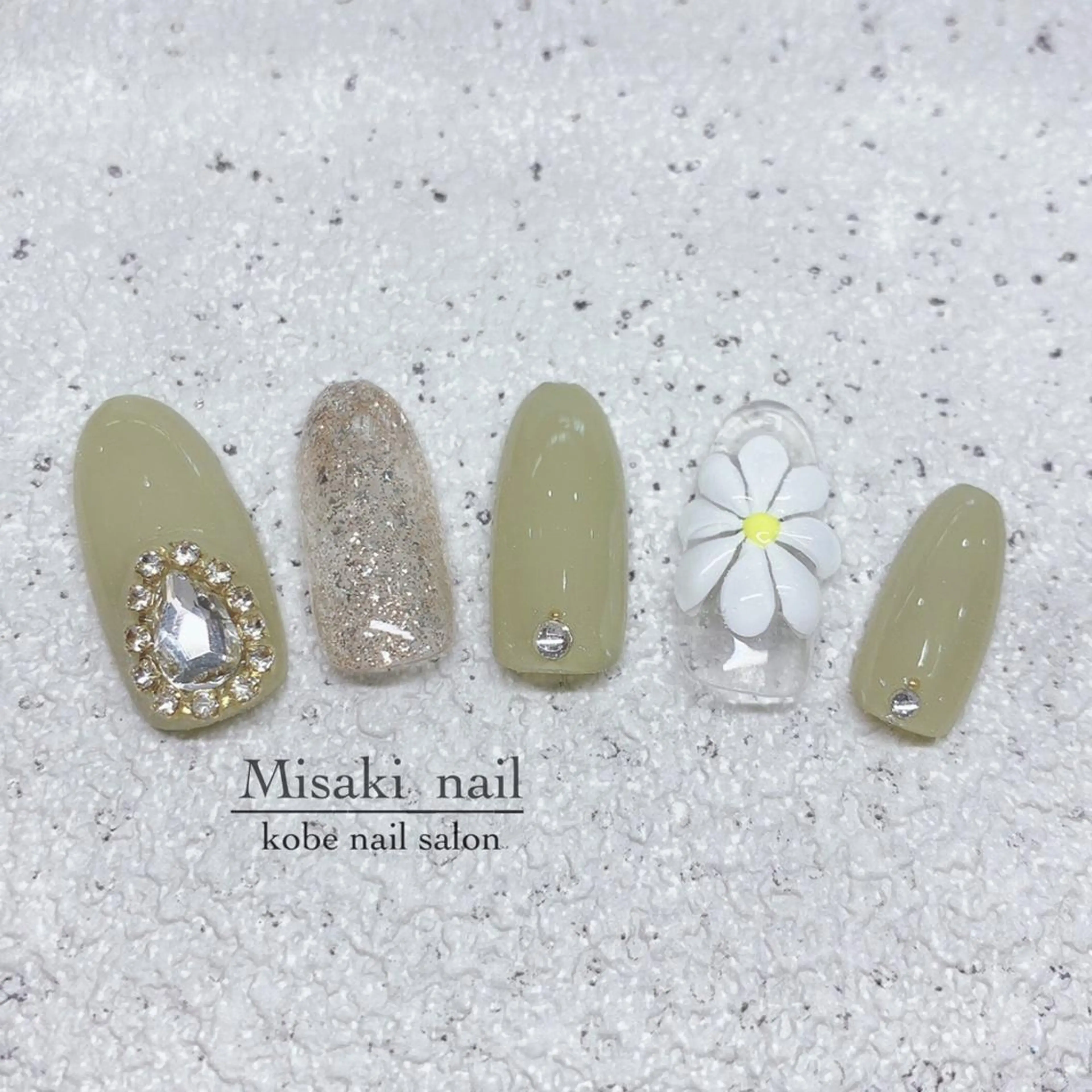 ネイル 韓国ネイル ワンホンネイル ハンドネイル nailsalon miinailsのネイルデザイン