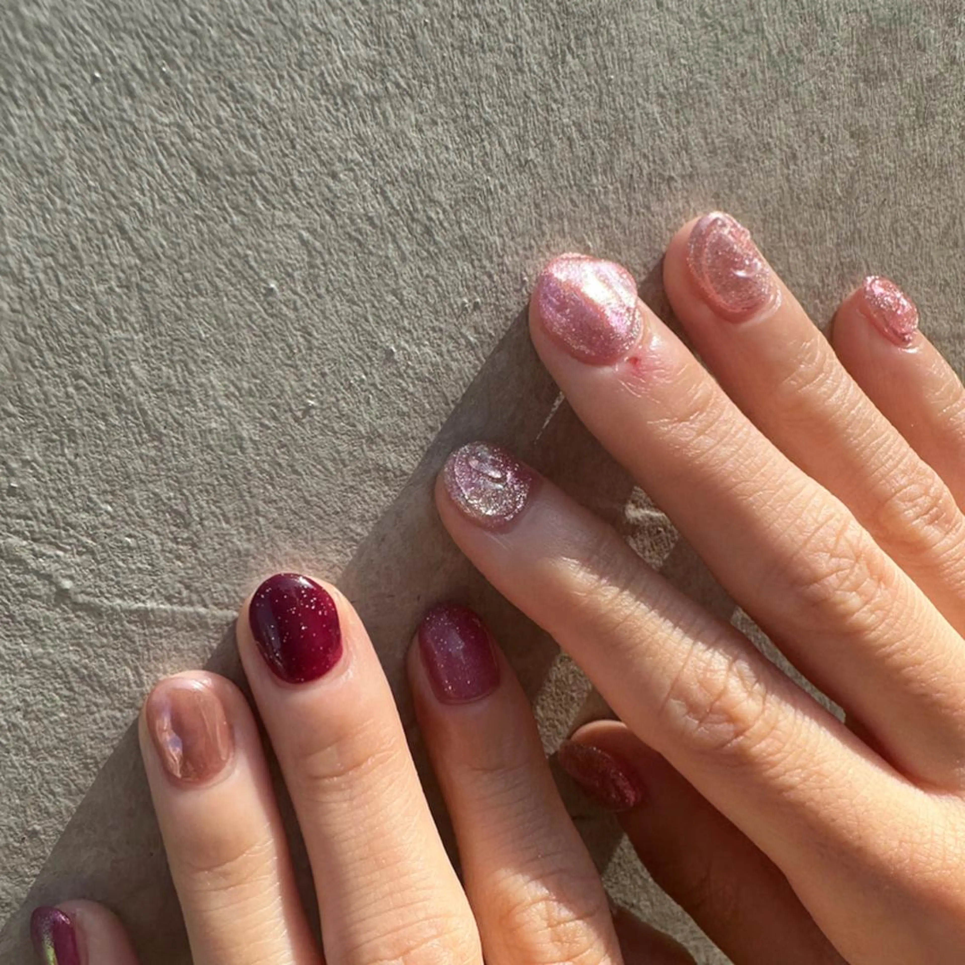 ネイル クリアネイル 氷ネイル・うるうるネイル 韓国ネイル ミラーネイル ニュアンスネイル 🪞KAPE NAIL 🪞のネイルデザイン