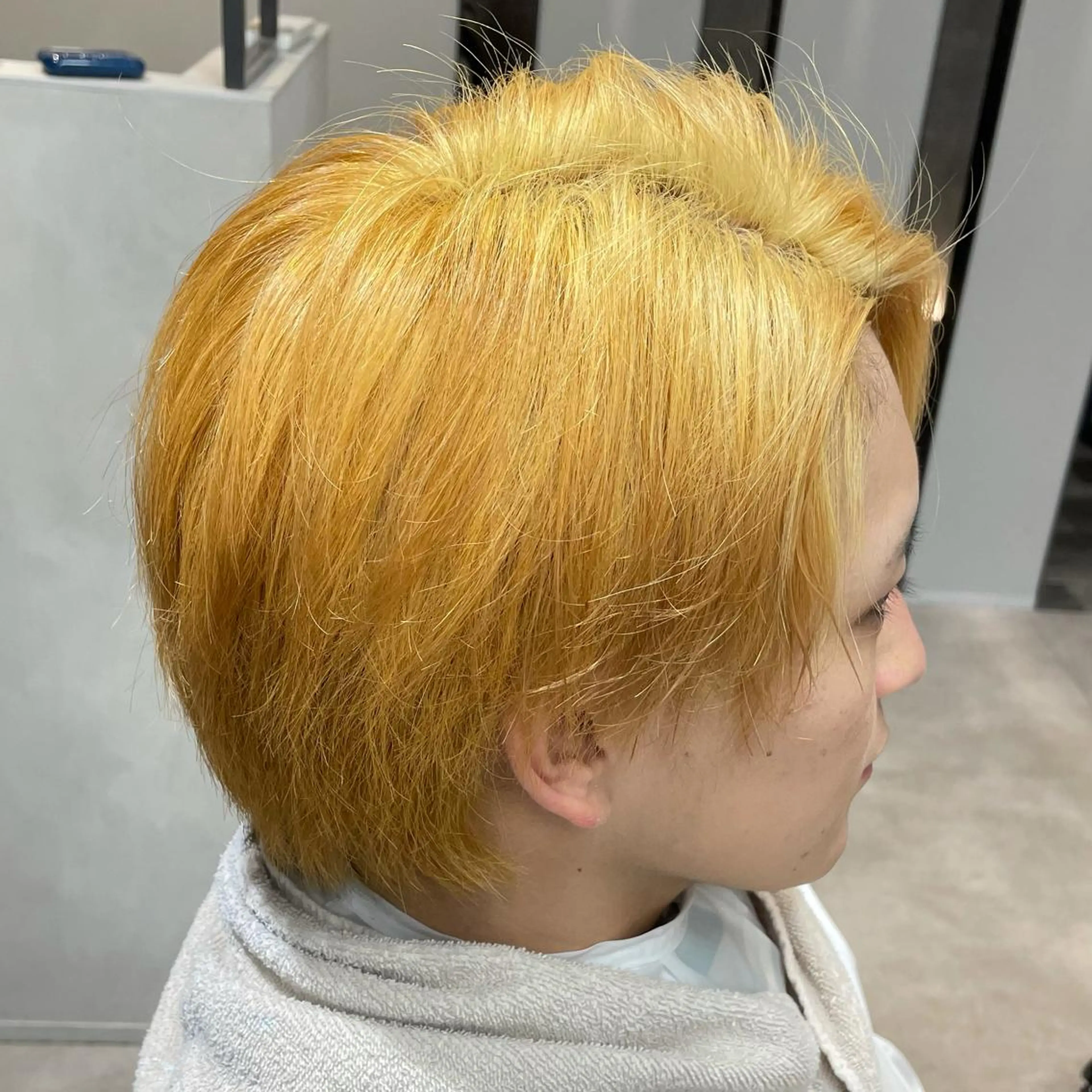 ショート カラー メンズ 飯塚 想のヘアスタイル