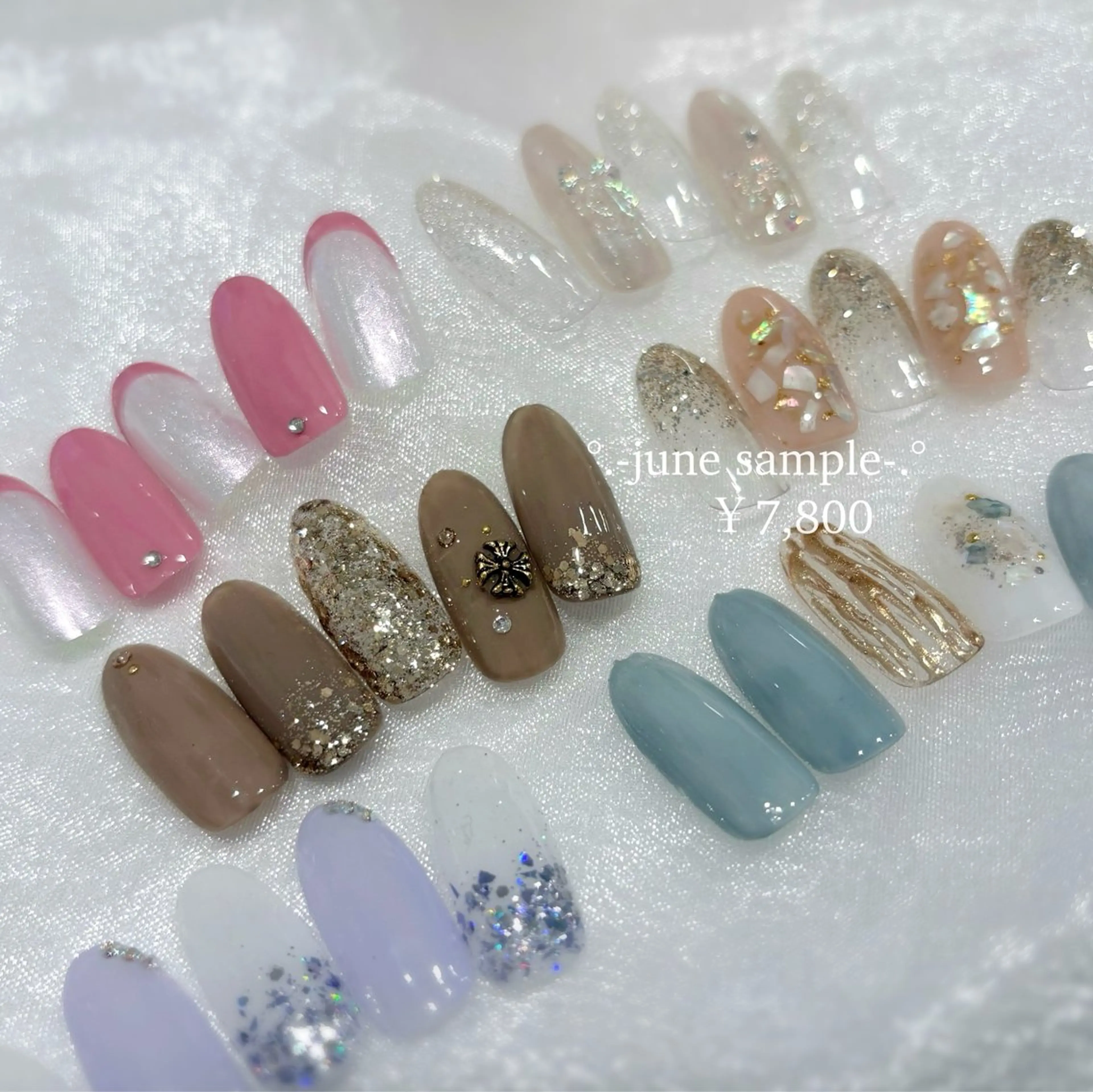 ネイル eight横浜☁️ くまべのネイルデザイン