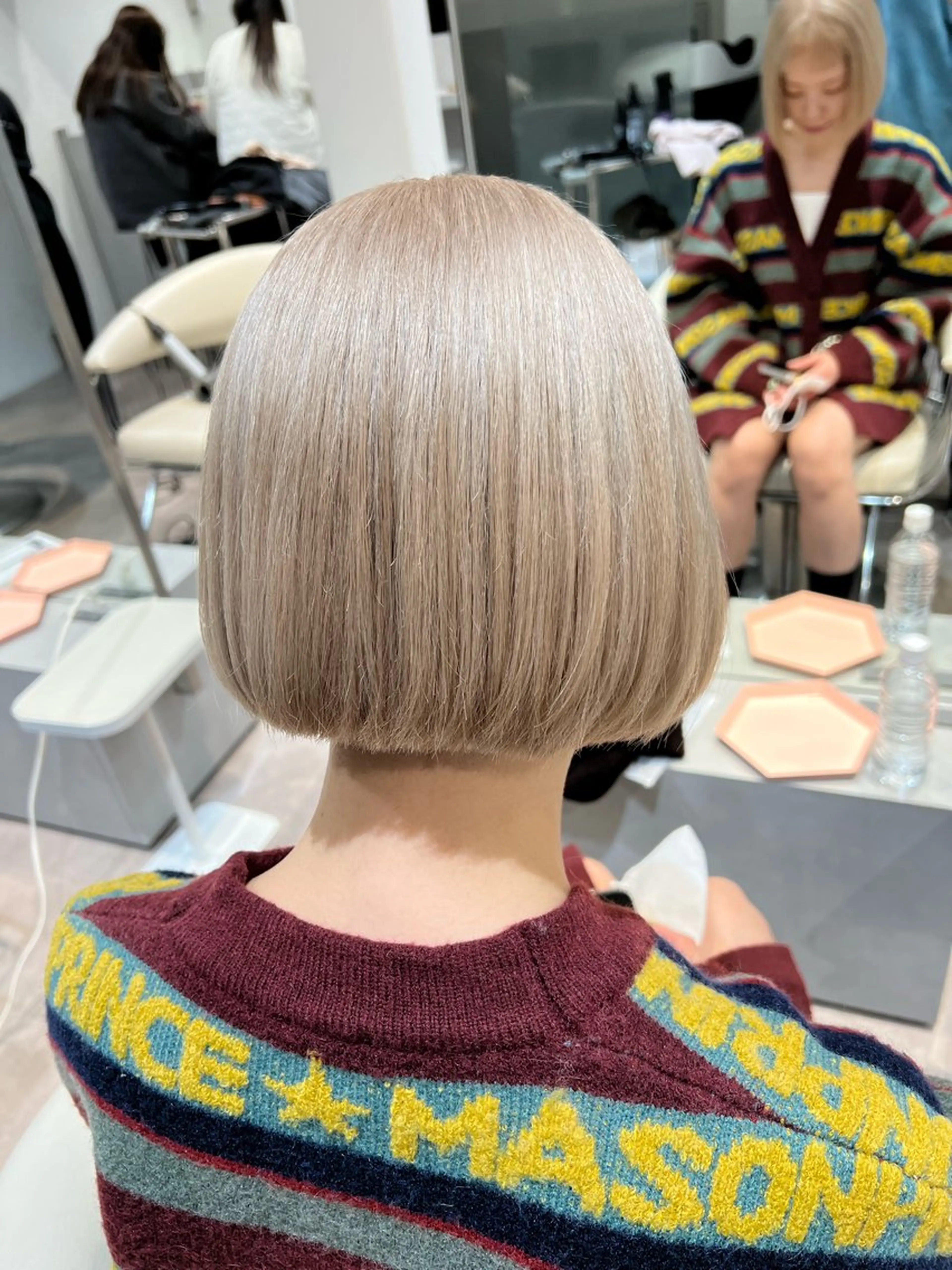 ショート カラー ベージュカラー 💎透明感カラー特化 💎TAISEIのヘアスタイル