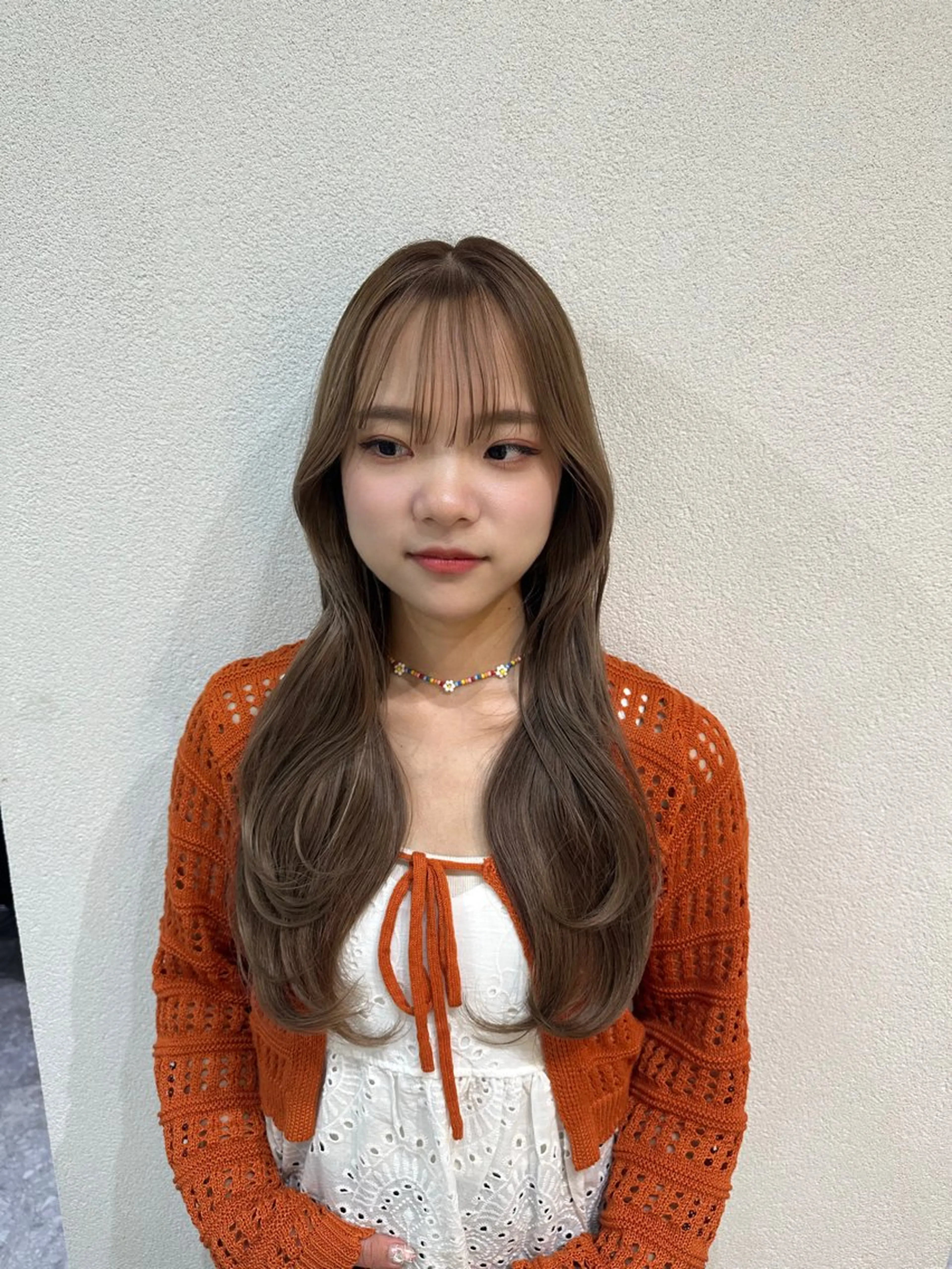 ロング カラー カット ヘアカラー トリートメント 🪞個室サロン/韓国 艶髪/keito🪞のヘアスタイル