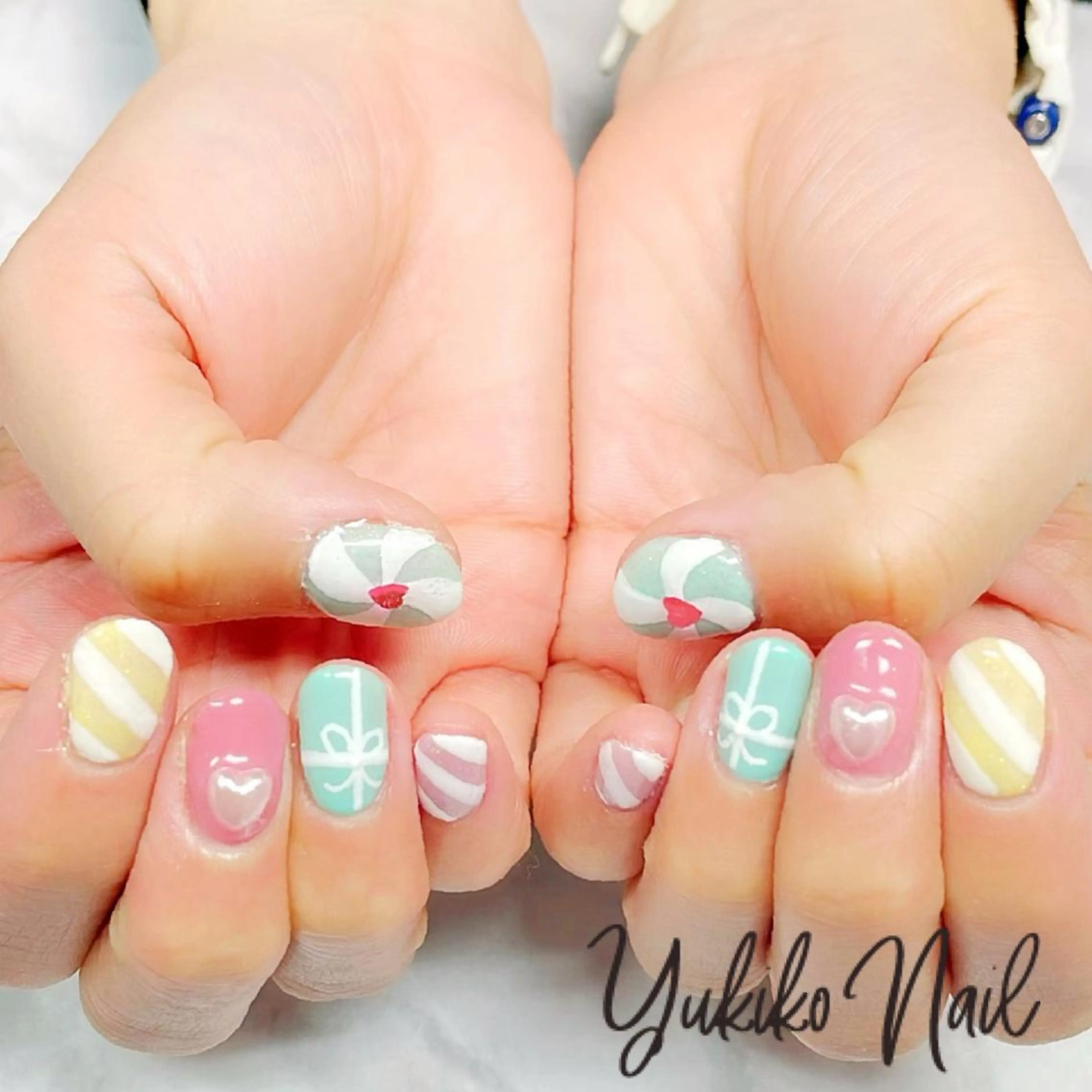 ネイル パステルネイル ユキコ ネイルのネイルデザイン