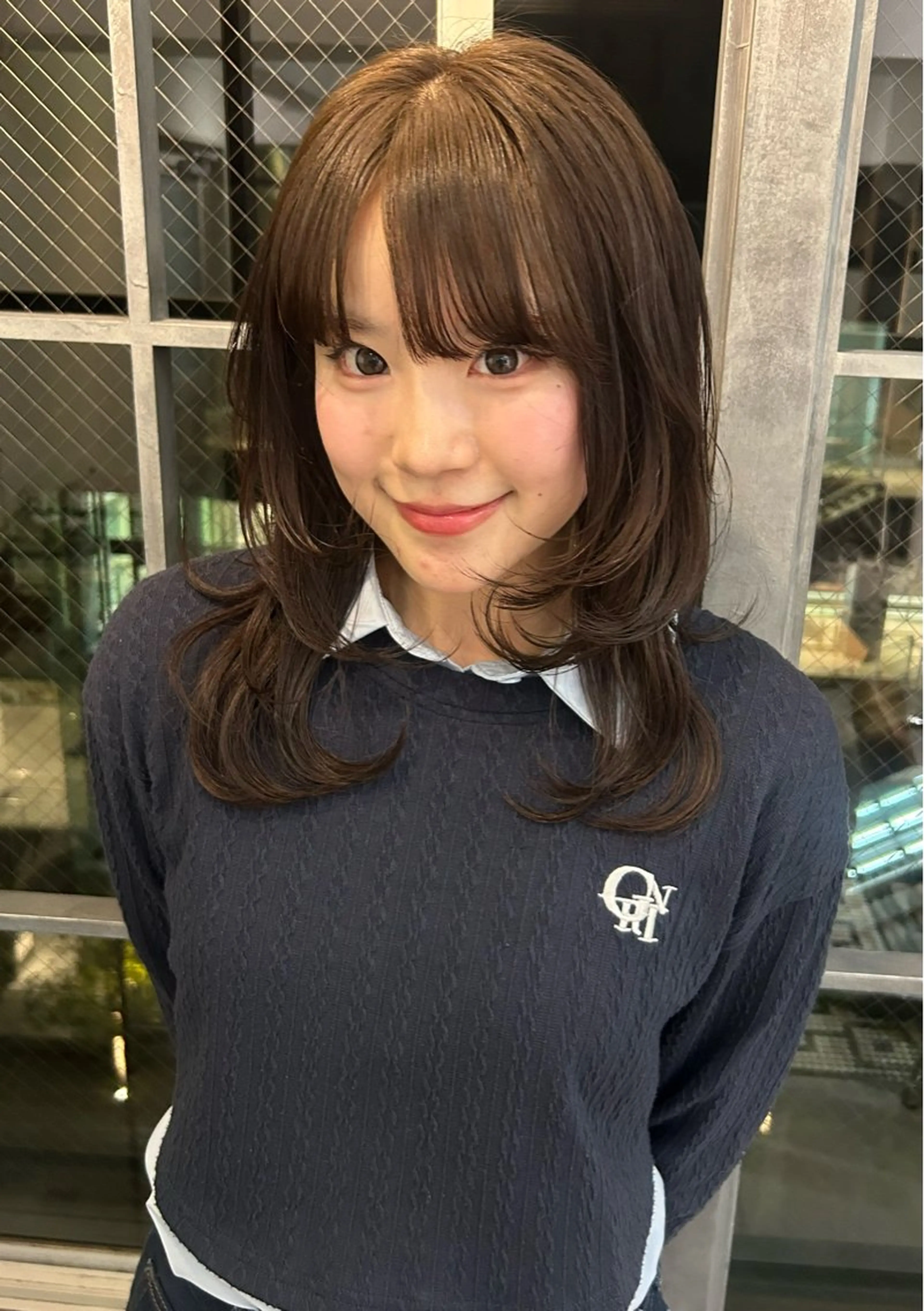 セミロング カラー ブラウンカラー チョコレートブラウン トリートメント 透明感似合わせカラー 🍀あかり🍀のヘアスタイル