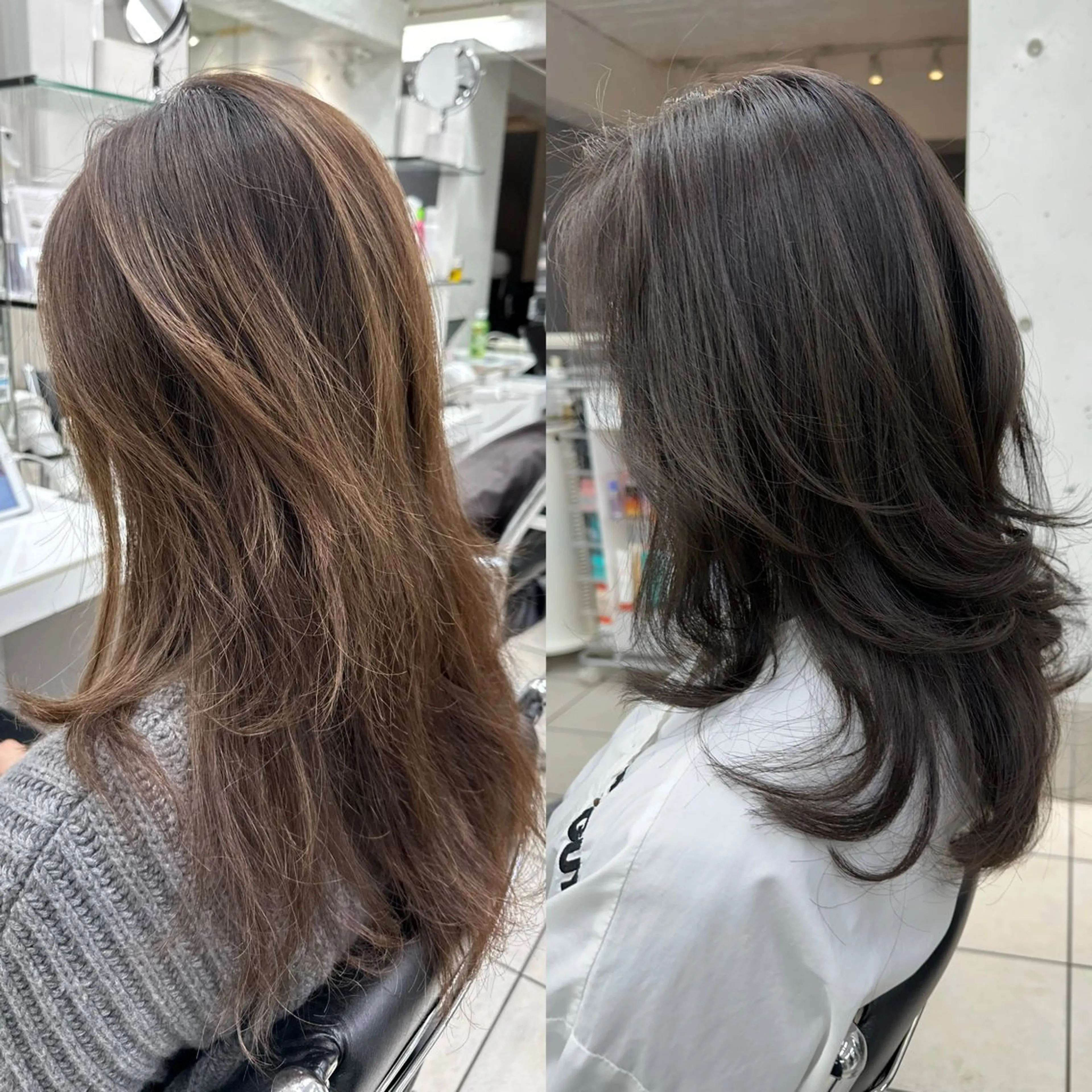 ロング カラー 星野 菜月のヘアスタイル