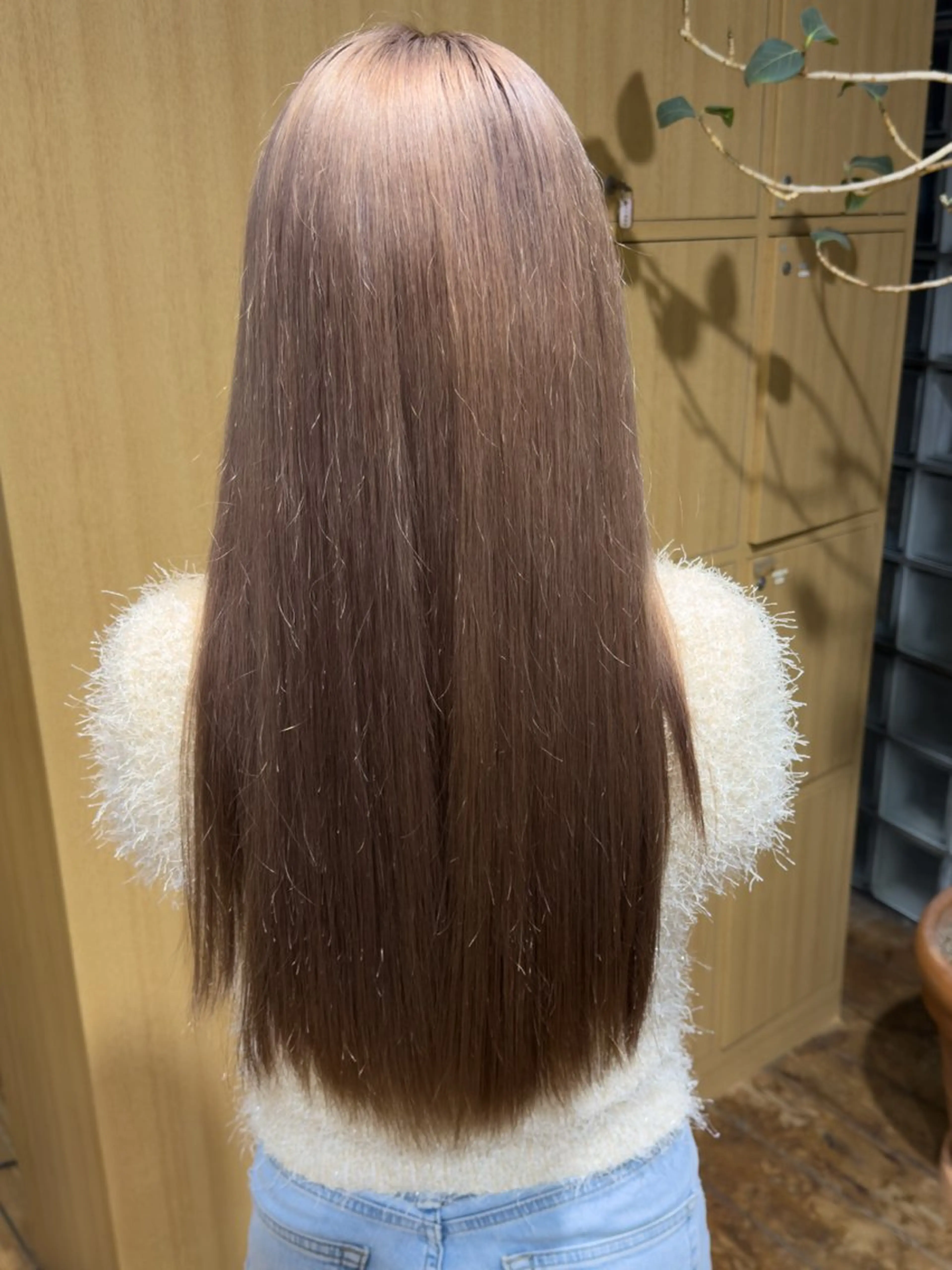 ロング カラー ベージュカラー 透明感カラー ピンクカラー えいじ｜ メンズ特化✂️のヘアスタイル