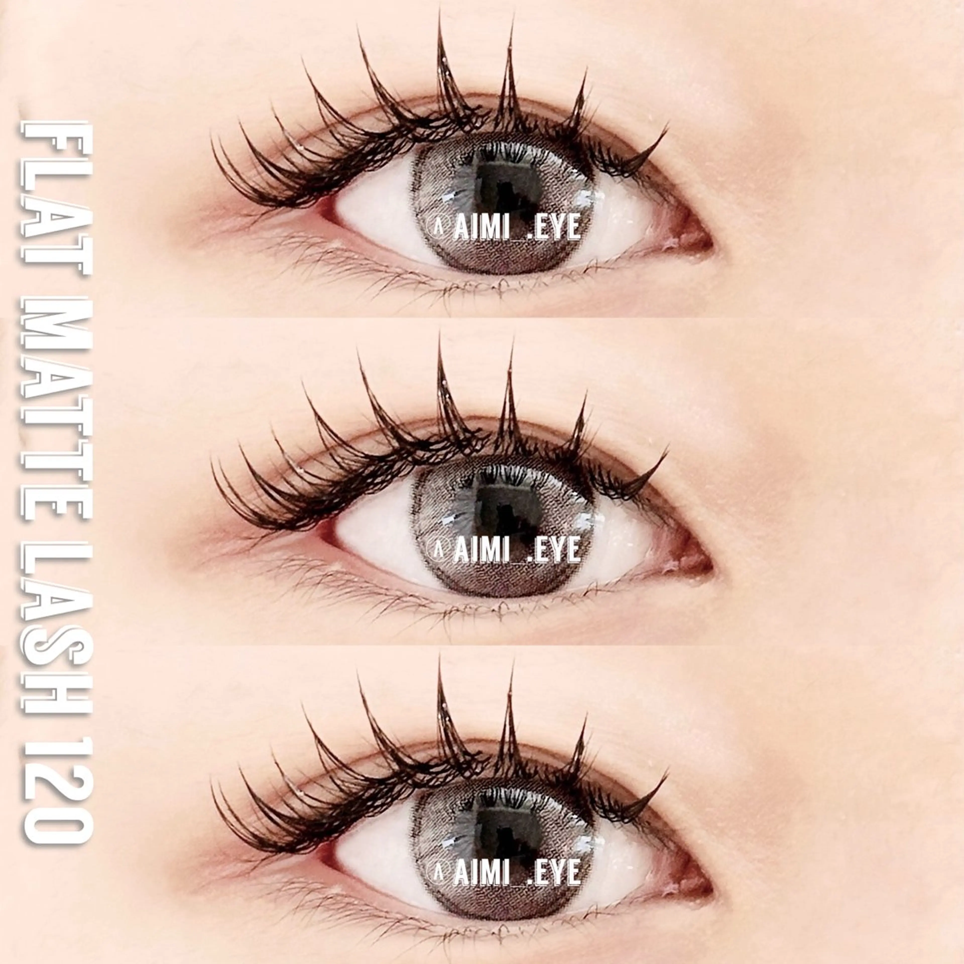 マツエク・マツパ Cカール フラットラッシュ マツエク 𝙚𝙢𝙪. 🖤𝘼𝙞𝙢𝙞のマツエク・マツパデザイン