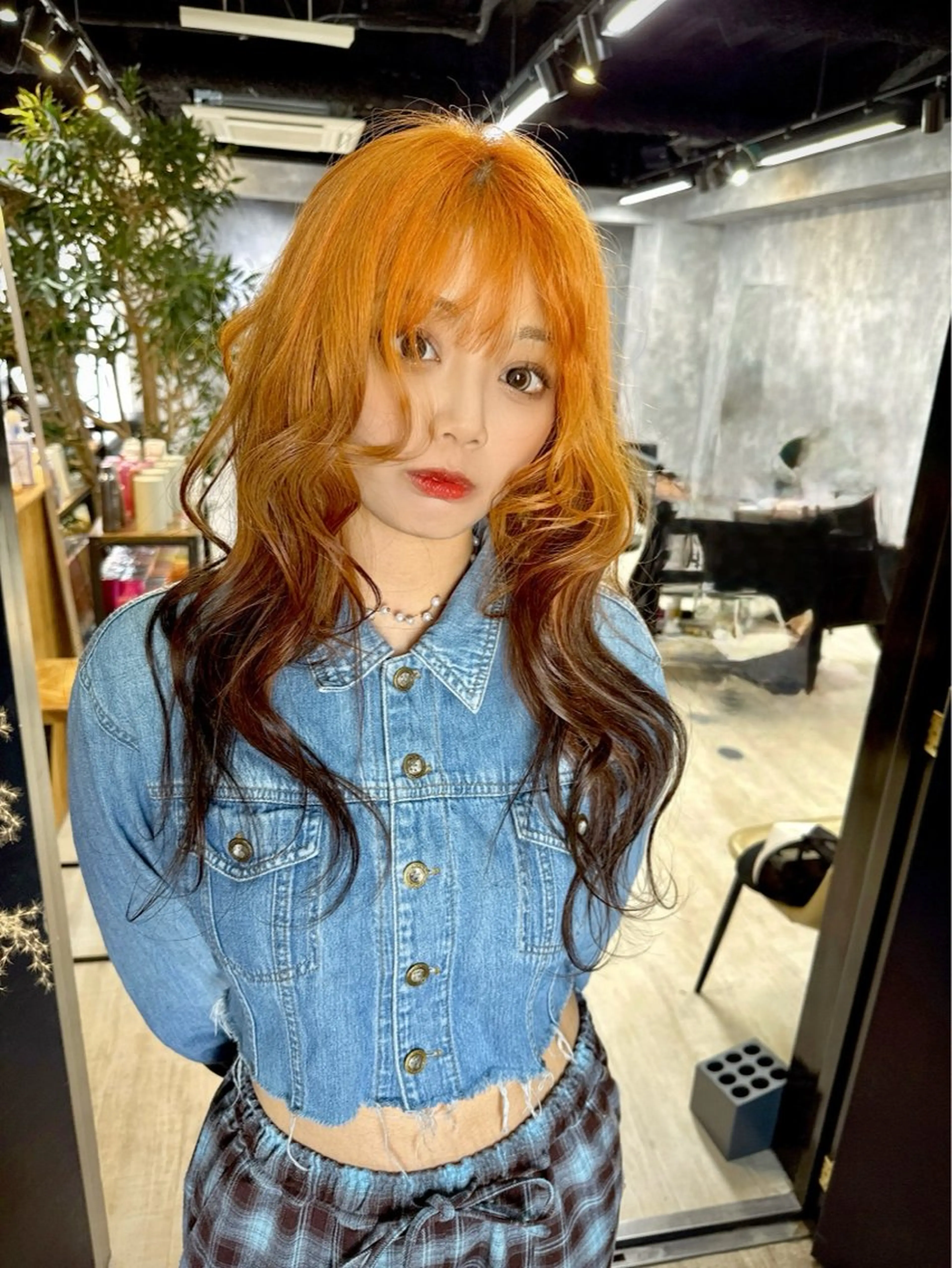 セミロング 🐶カラーモデル🐶 /心斎橋/文屋 颯のヘアスタイル