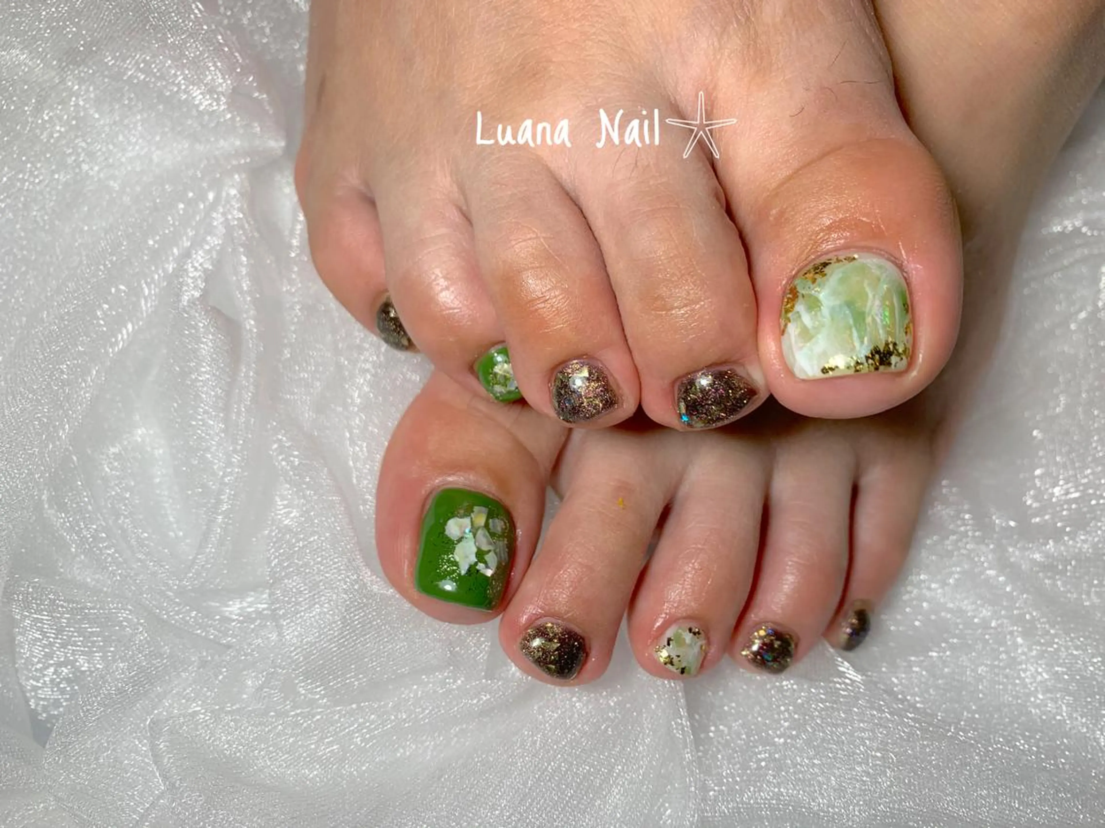 ネイル フットネイル BeauJu by Luana Nail所属・BeauJu by Luana Nailのネイルデザイン