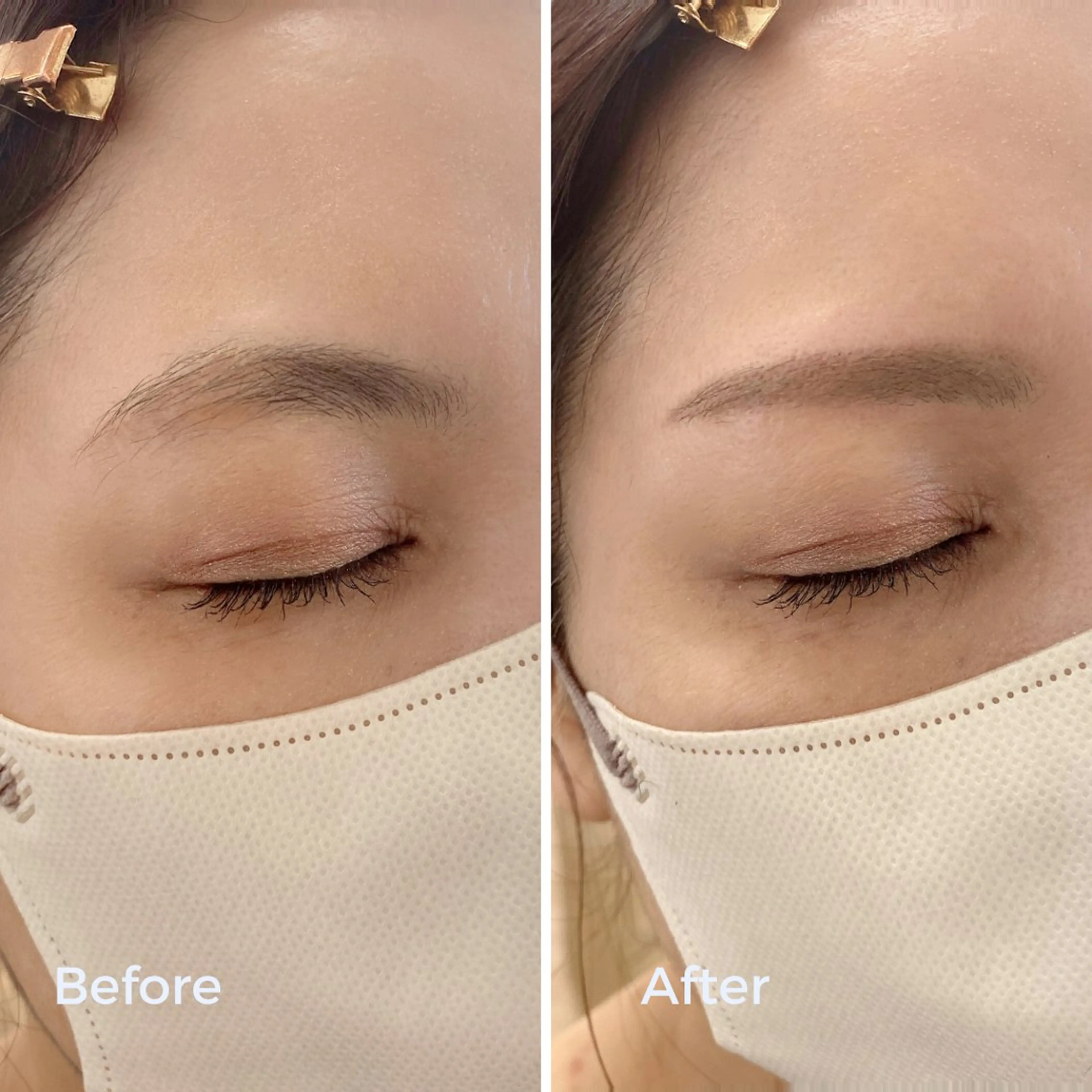 アイブロウ ワックス脱毛 眉カット その他(アイブロウ) 大石はな / lavlunaの眉毛・アイブロウイメージ