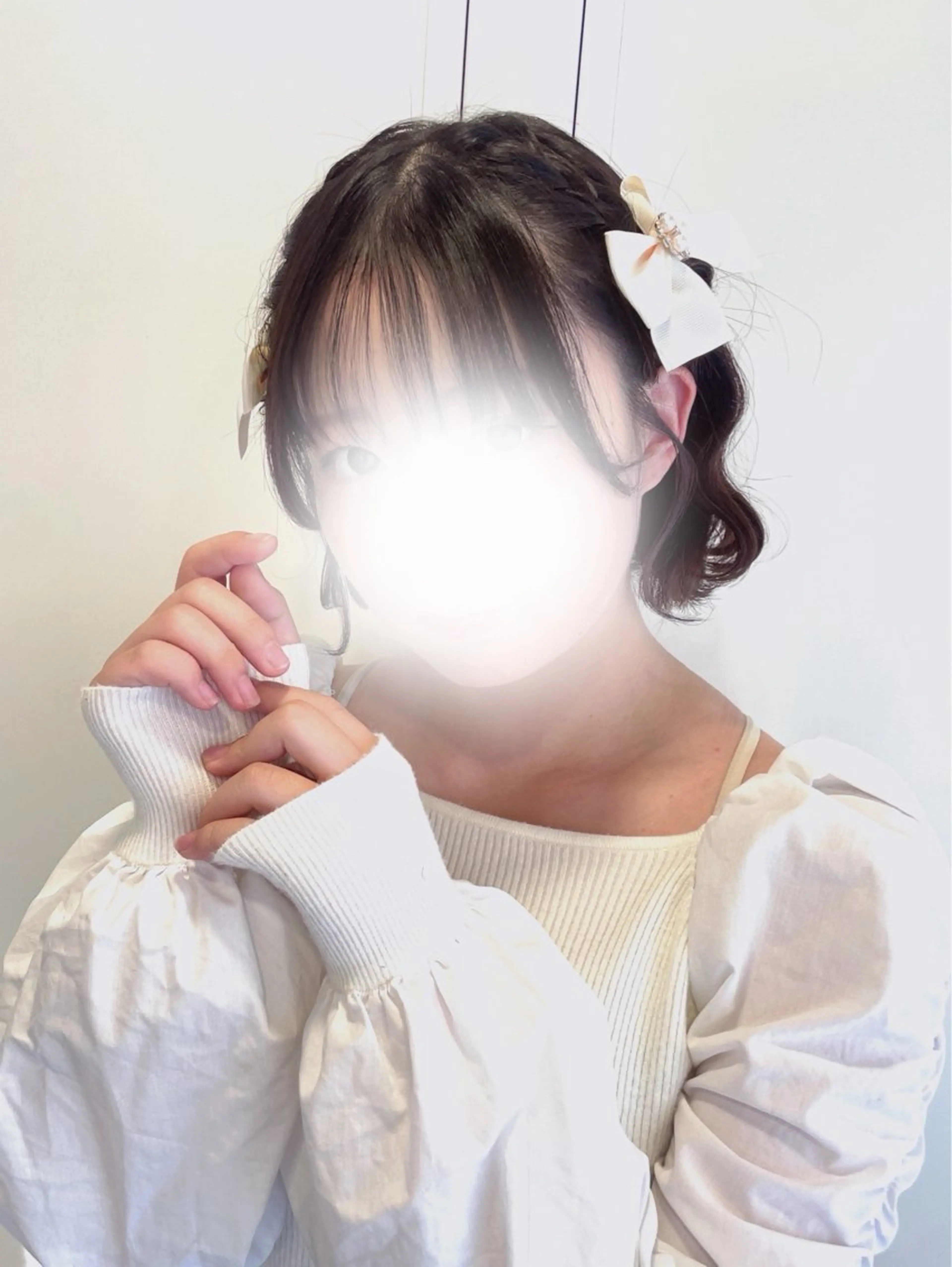 ショート ヘアセット 木村 しずかのヘアスタイル