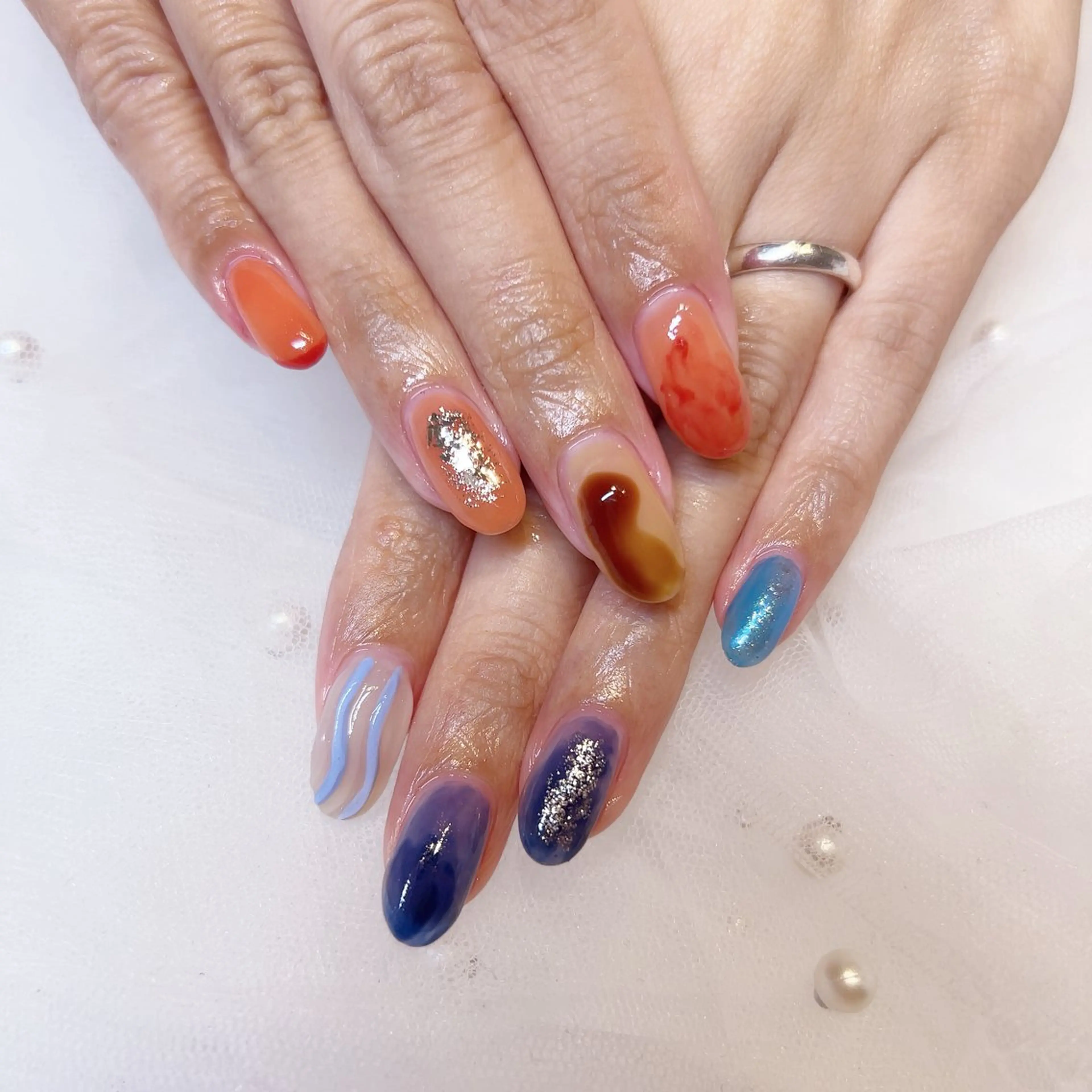 ネイル ハンドネイル nail salon pearのネイルデザイン