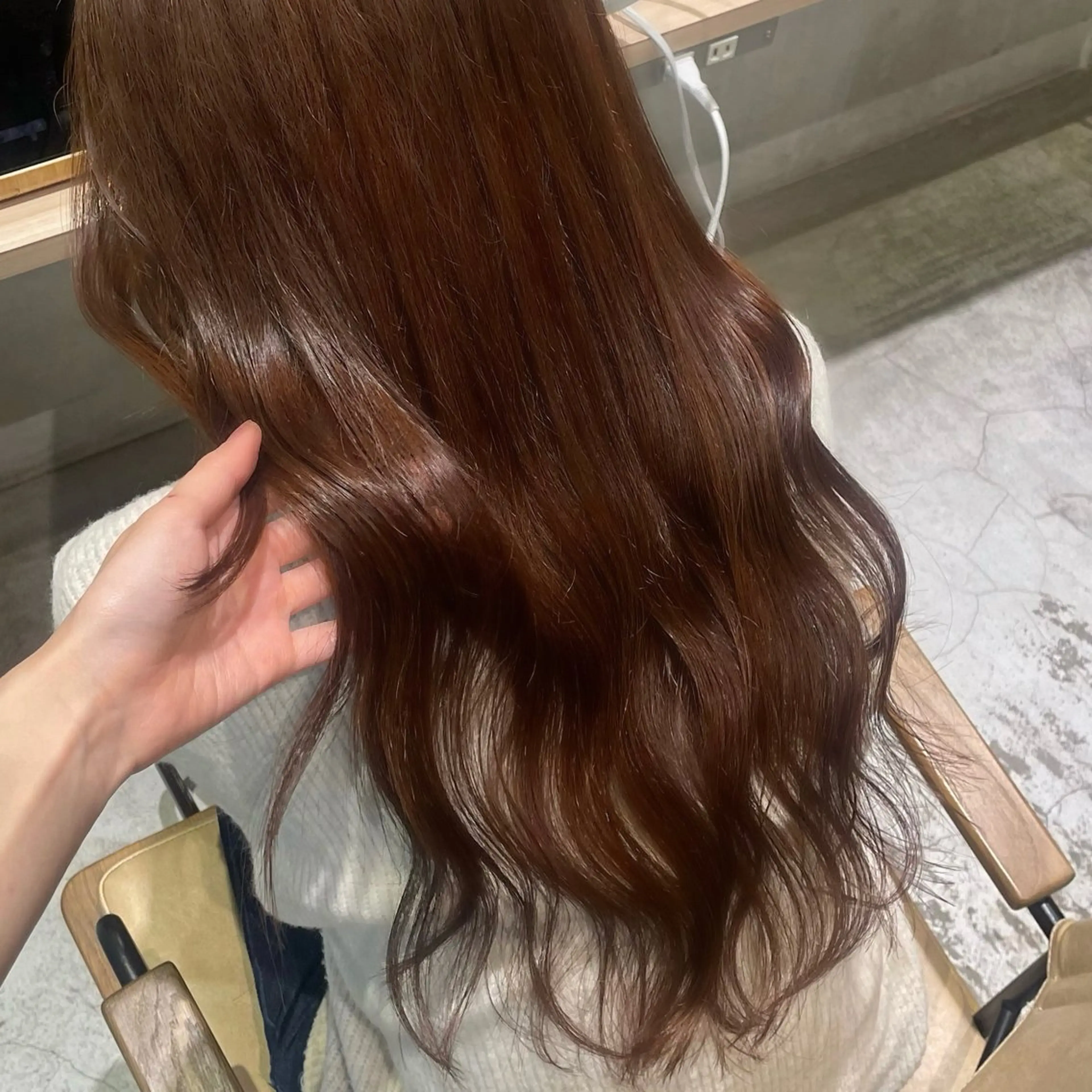 ロング レイヤーカット 🌿 濱野玲奈のヘアスタイル
