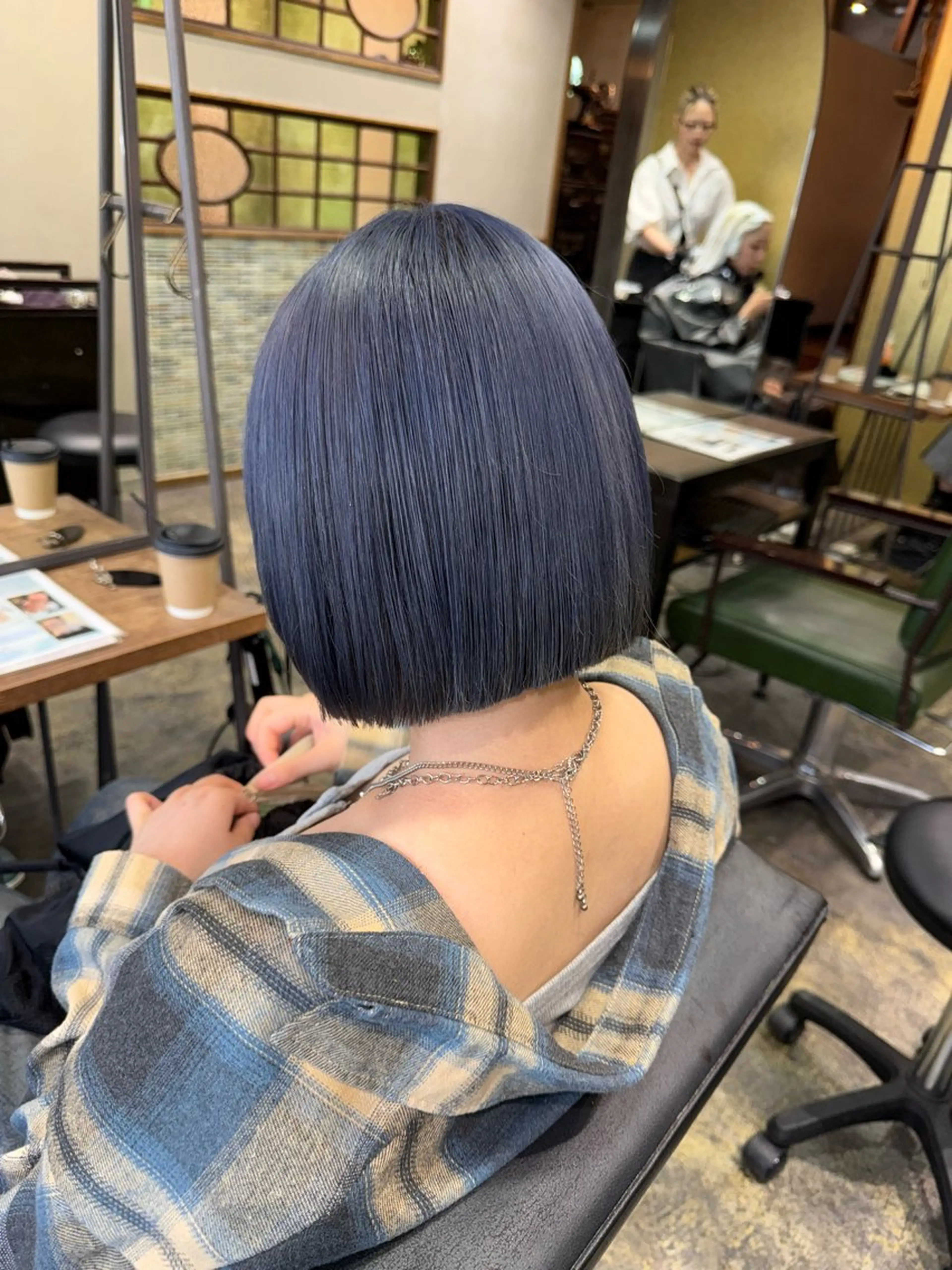 ショート ボブ カット ヘアカラー トリートメント ブリーチ/ハイトーン 心斎橋/honokaのヘアスタイル