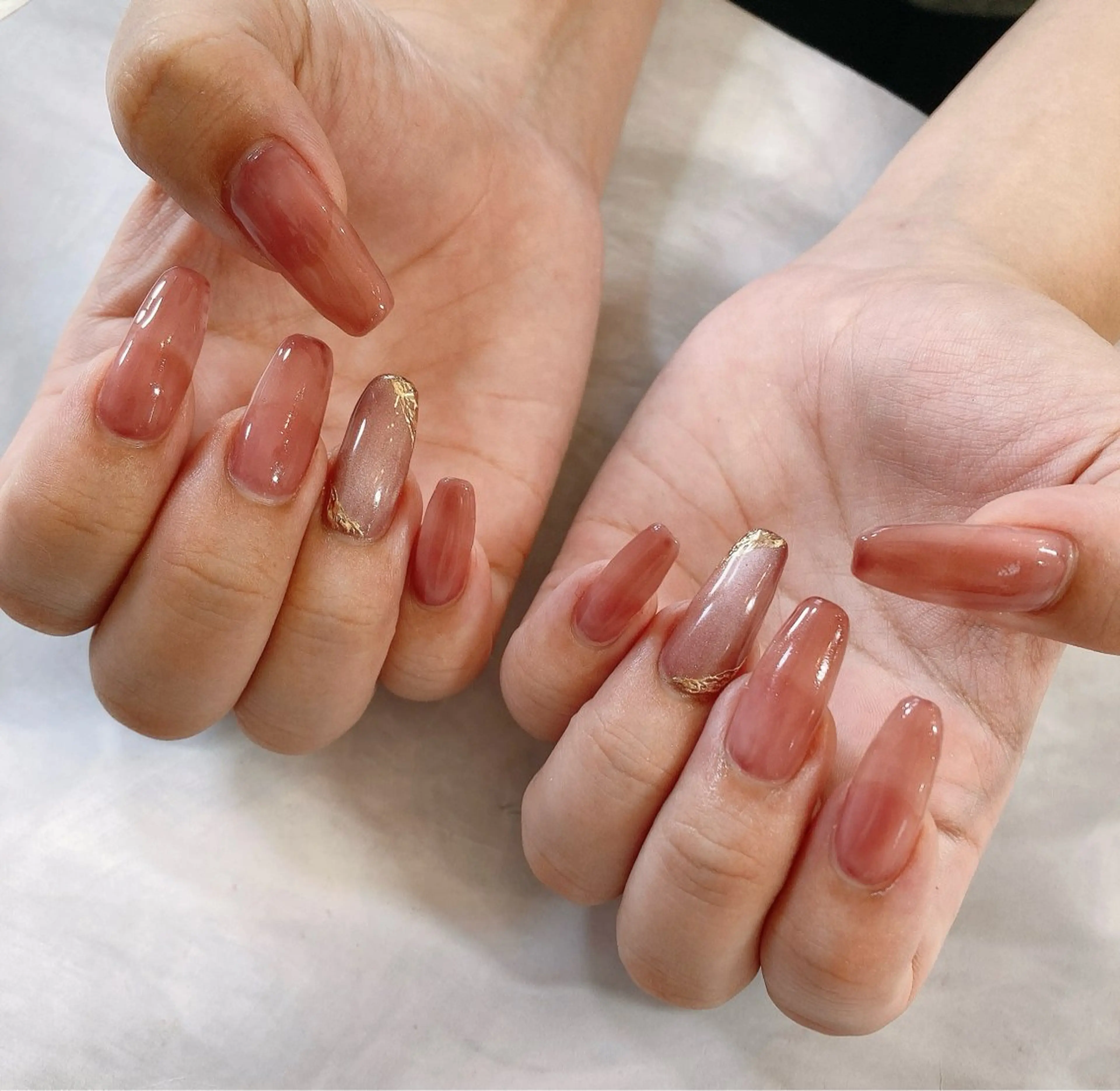 ネイル BURGUNDY keikoのネイルデザイン