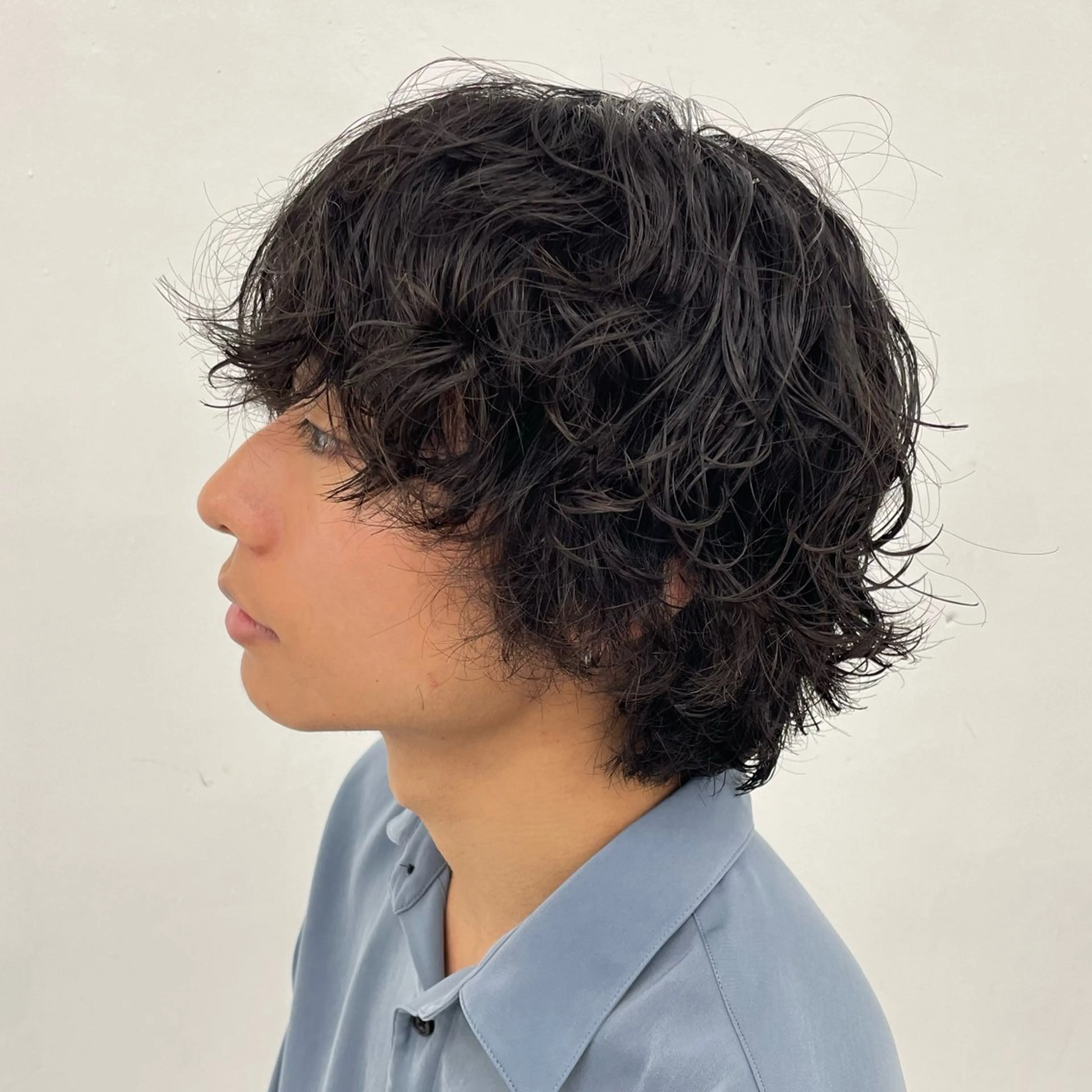 ミディアム ミディアムパーマ カット パーマ 【柏メンズパーマ職人 】店長　KAZUMAのヘアスタイル