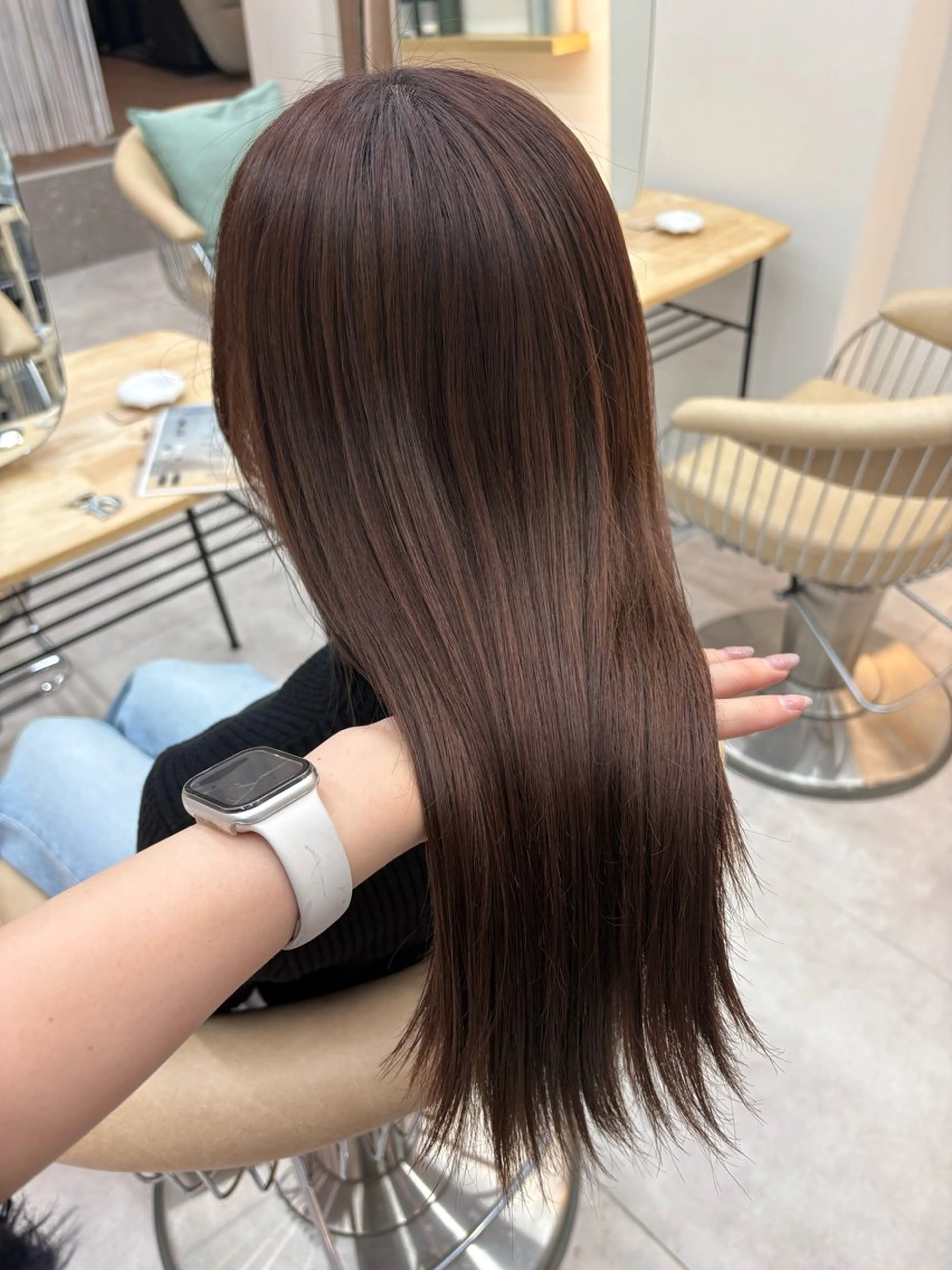 ロング ヘアカラー トリートメント newi広島／ Ririのヘアスタイル