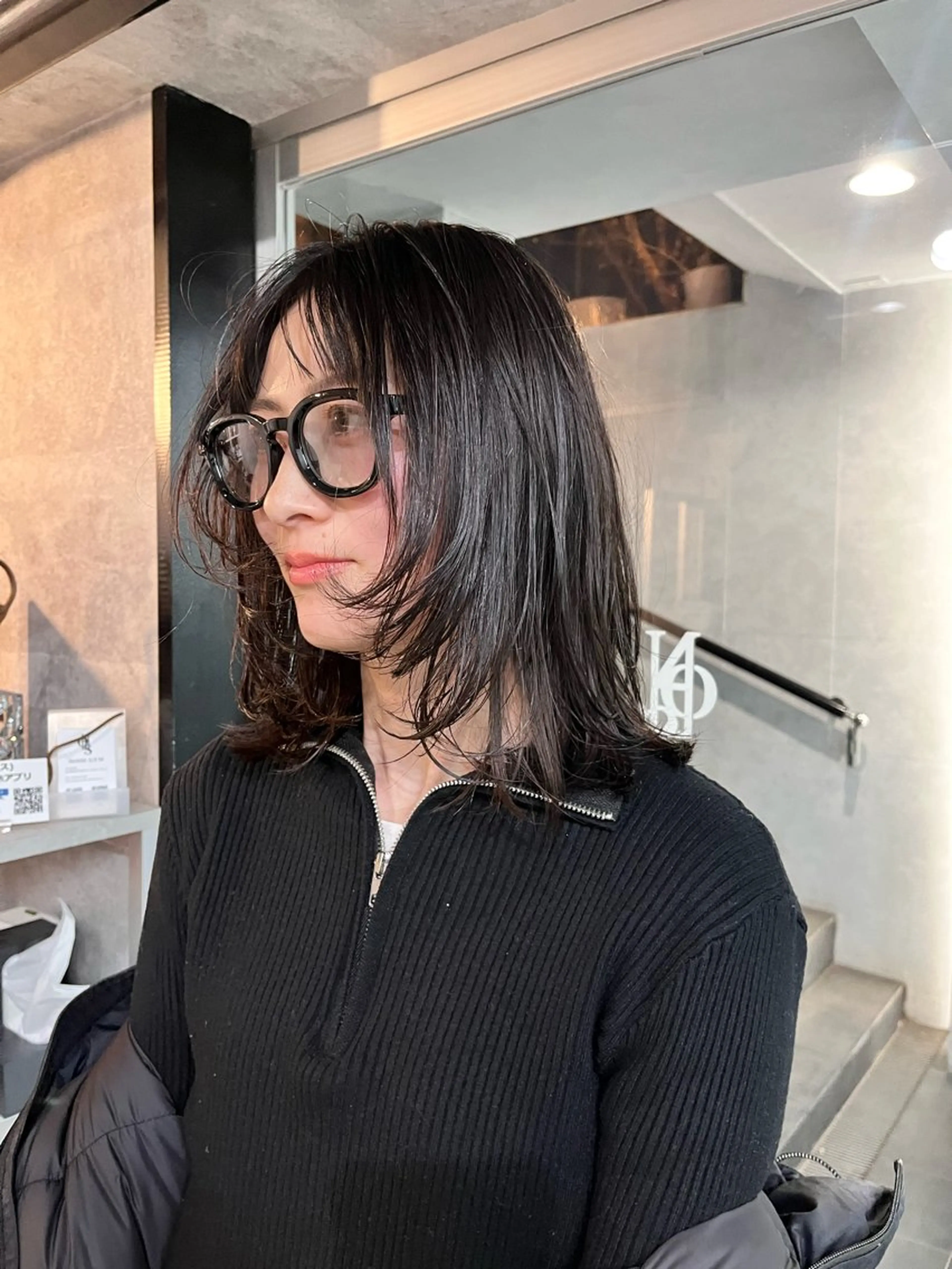 ミディアム noos表参道 ナツミのヘアスタイル