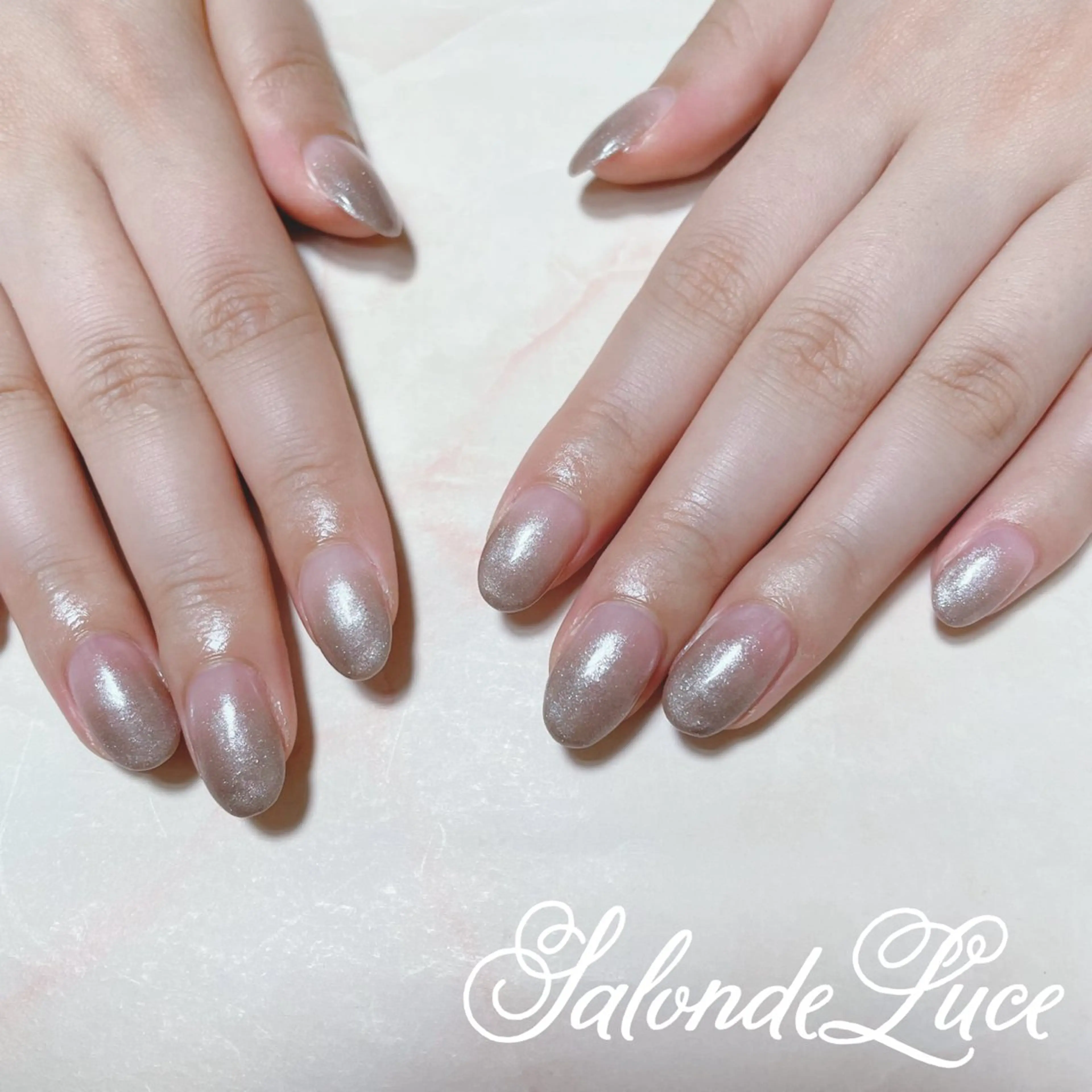 ネイル グラデーション ラメ(グリッター) ラメグラデーション Salon de Luceのネイルデザイン